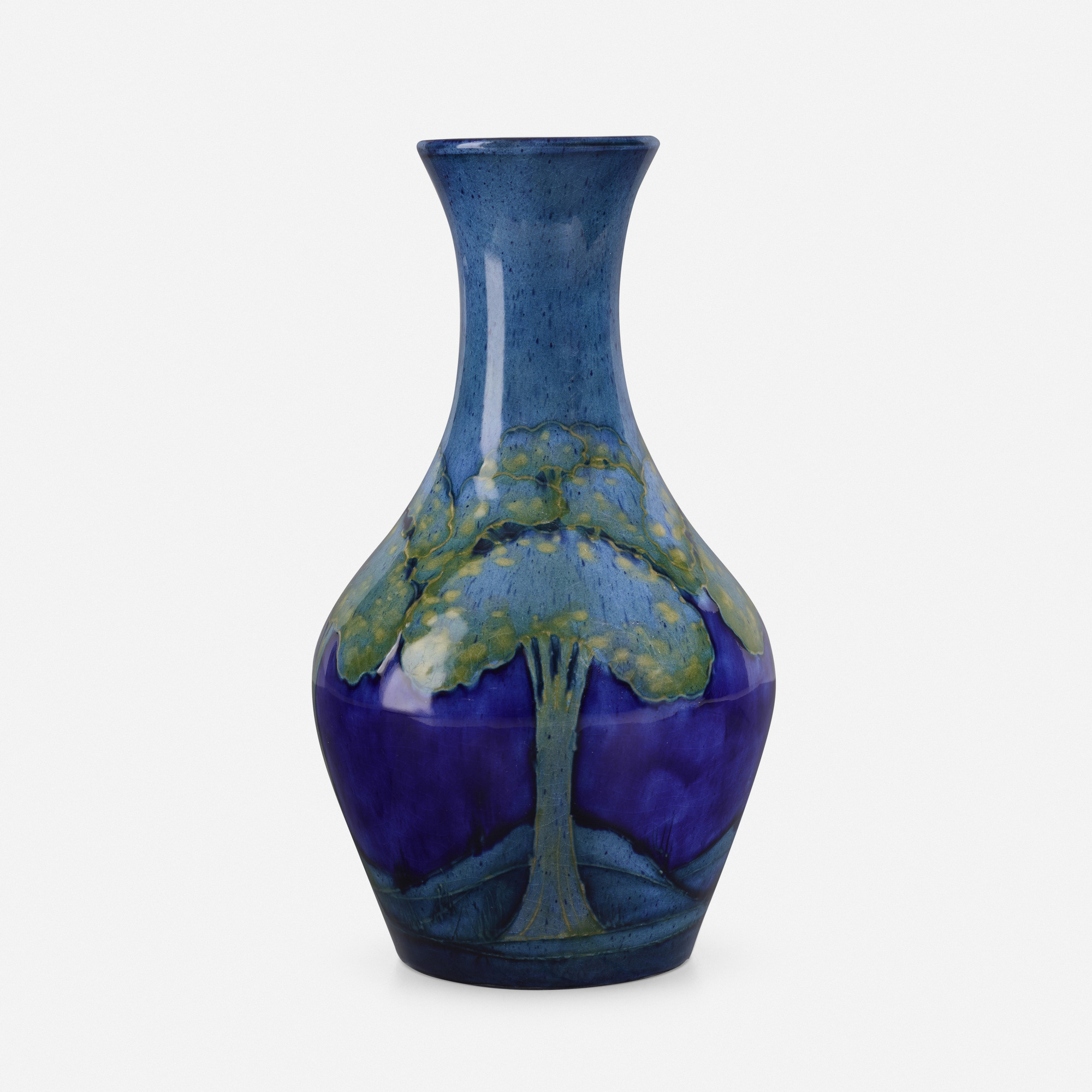 Moorcroft Pottery, Moonlit Blue vase