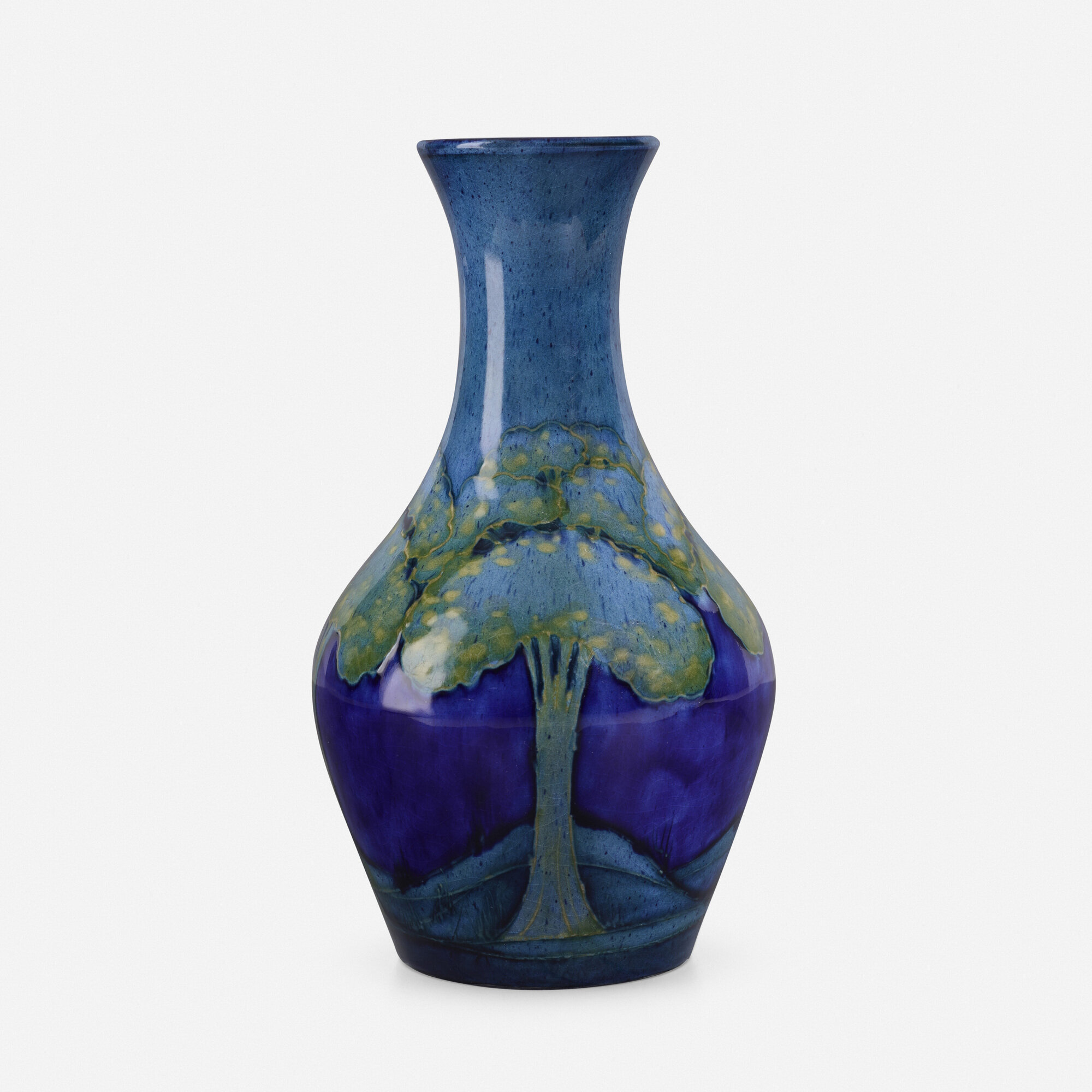 Moorcroft Pottery, Moonlit Blue vase Moorcroft Pottery, Moonlit Blue vase