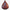 GERTRUD AND OTTO NATZLER, Small teardrop bottle, fine oxblood and Chinese blue glaze | ragoarts.com