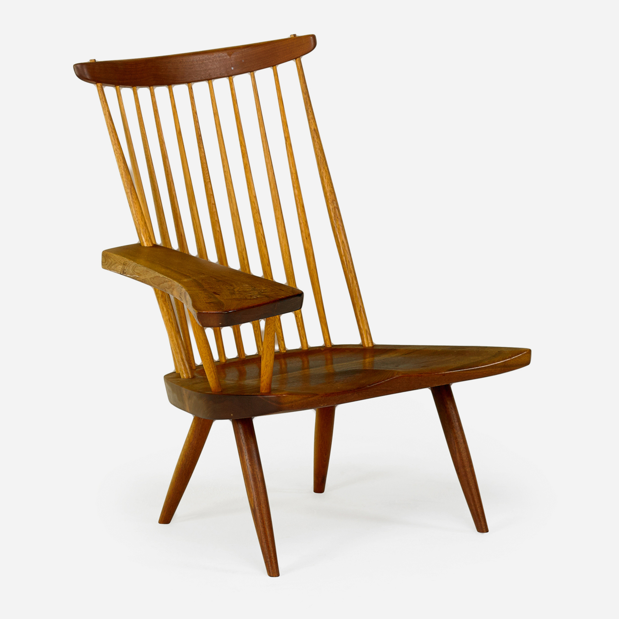 1012 GEORGE NAKASHIMA Lounge Chair With Arm Modern Design 21 January 2018 Auctions Rago Auctions