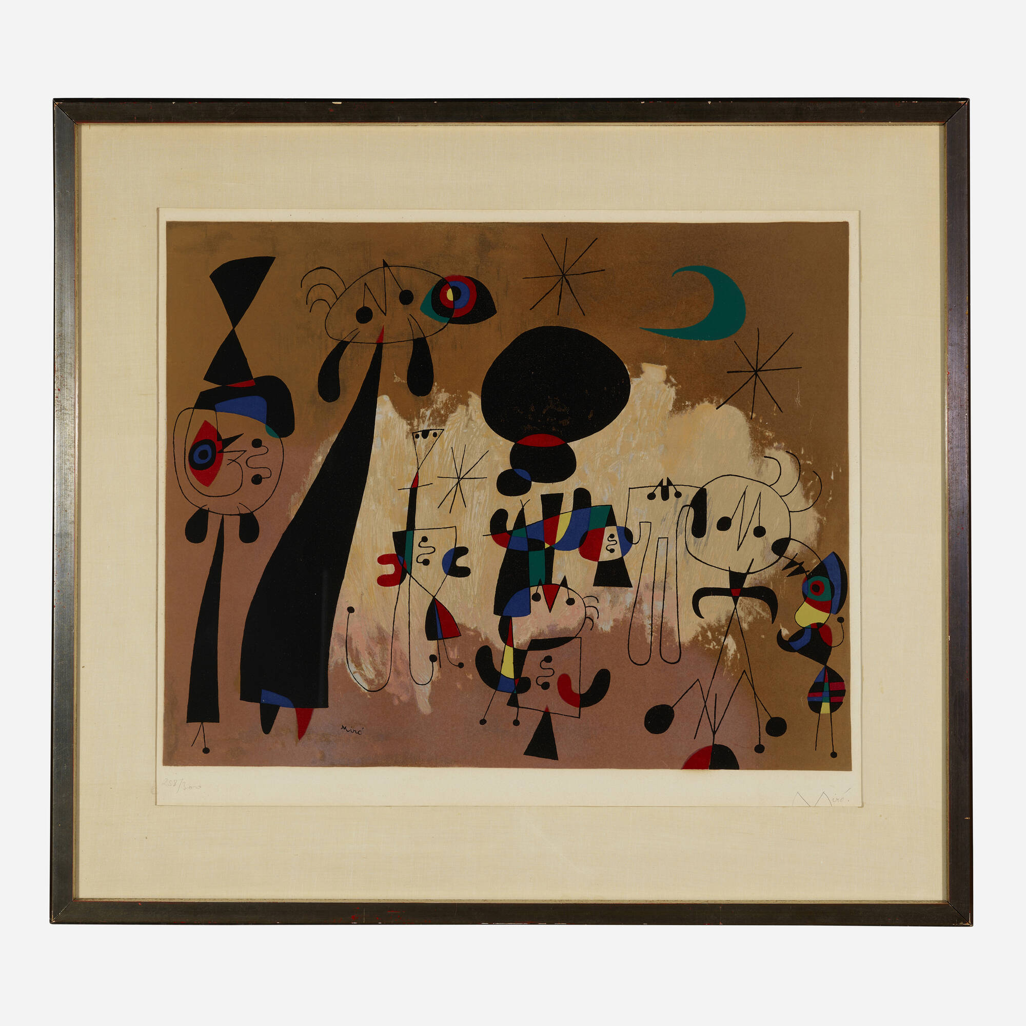初売り 福袋 MIRÓ, JOAN 109: Femme, 12 Multiples, + Prints < étoile lune, 絵画