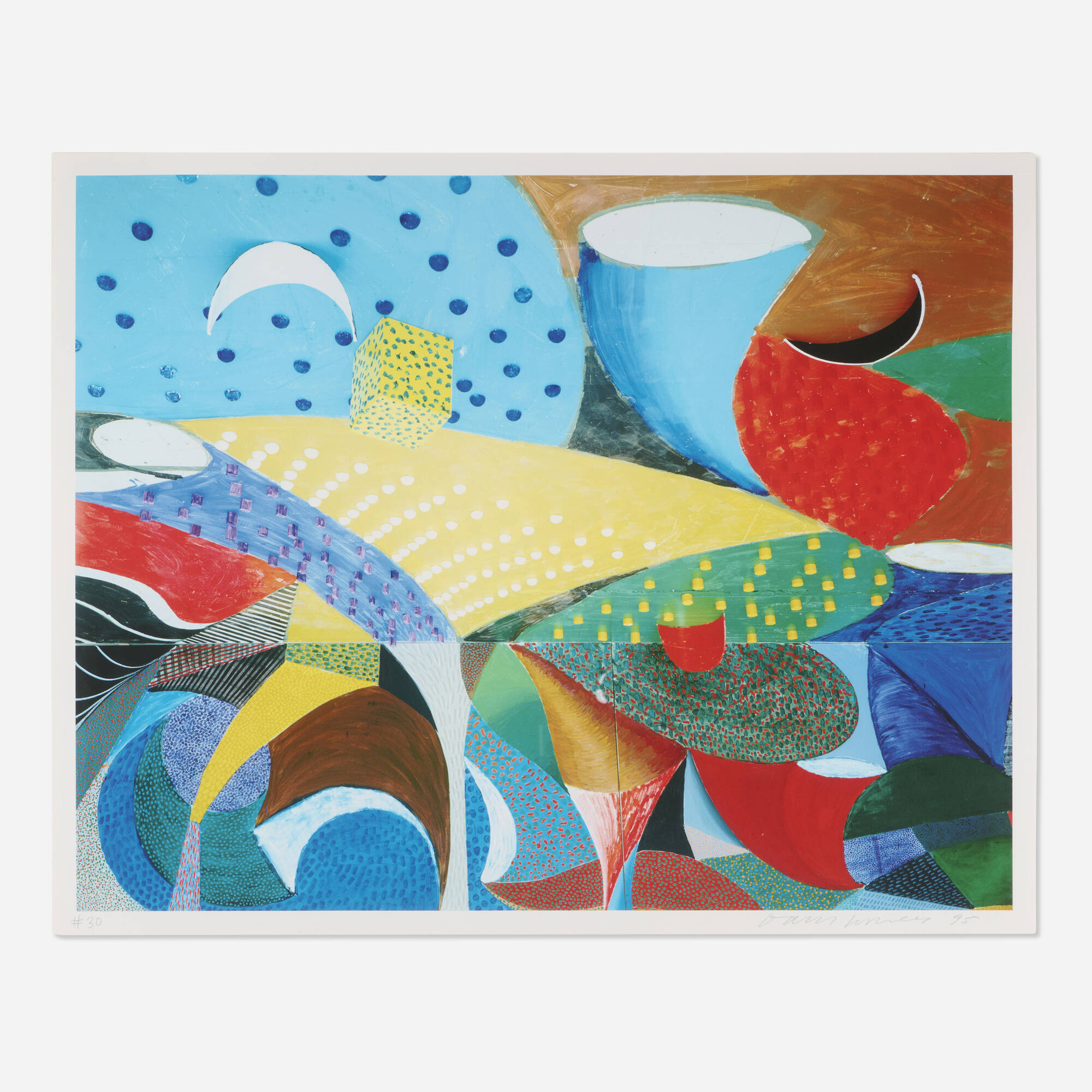 110: DAVID HOCKNEY, Fourth Detail Snails Space March 25th, 1995 < Prints +  Multiples, 4 June 2024 < Auctions | Rago Auctions