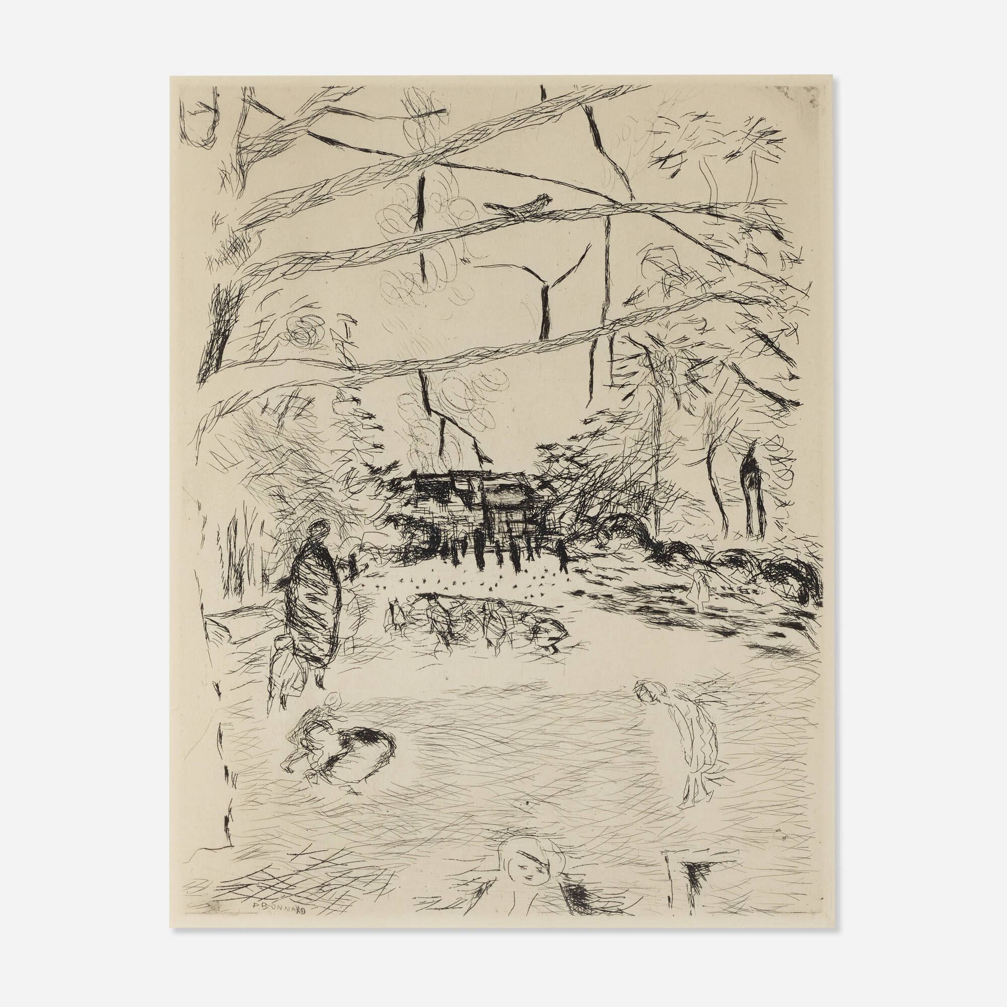 Fichier:Boule de neige, enfants et chien dans le jardin du