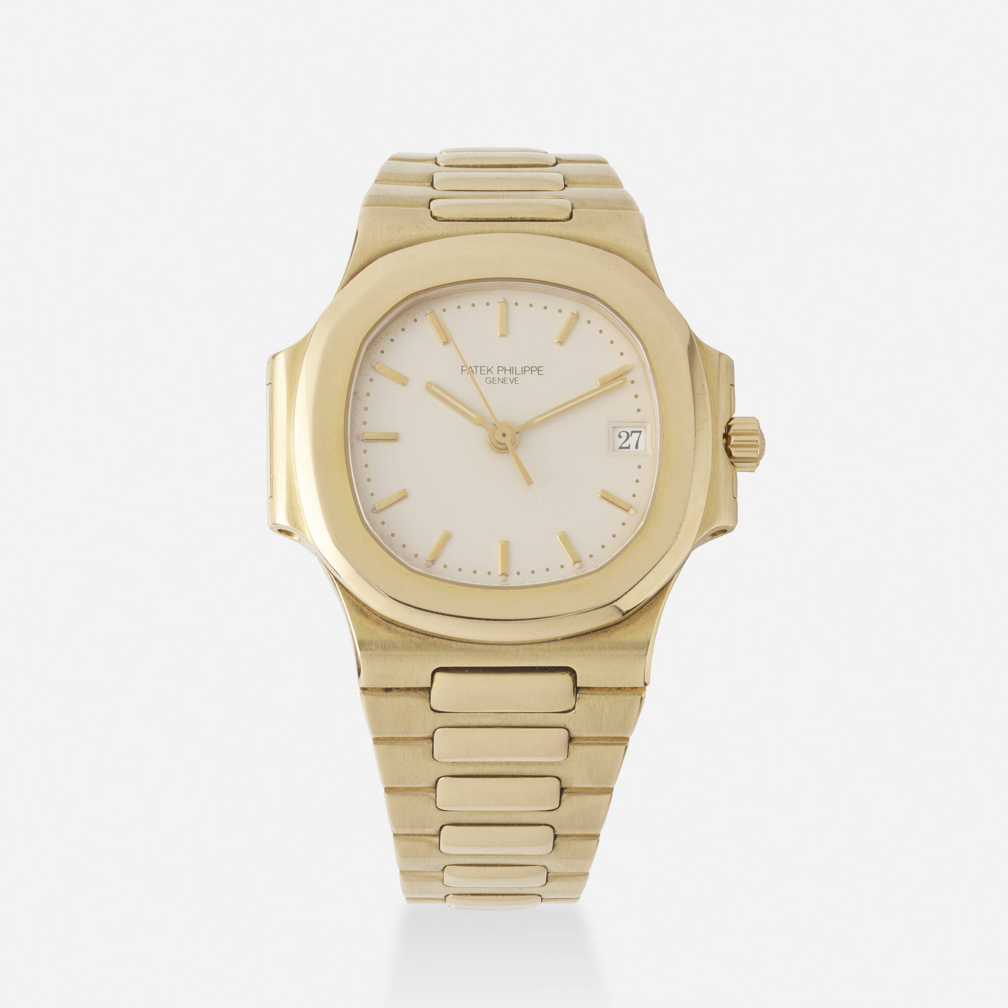 116 PATEK PHILIPPE Nautilus gold wristwatch Ref. 3800 1 Watches 26 October 2022 Auctions Rago Auctions