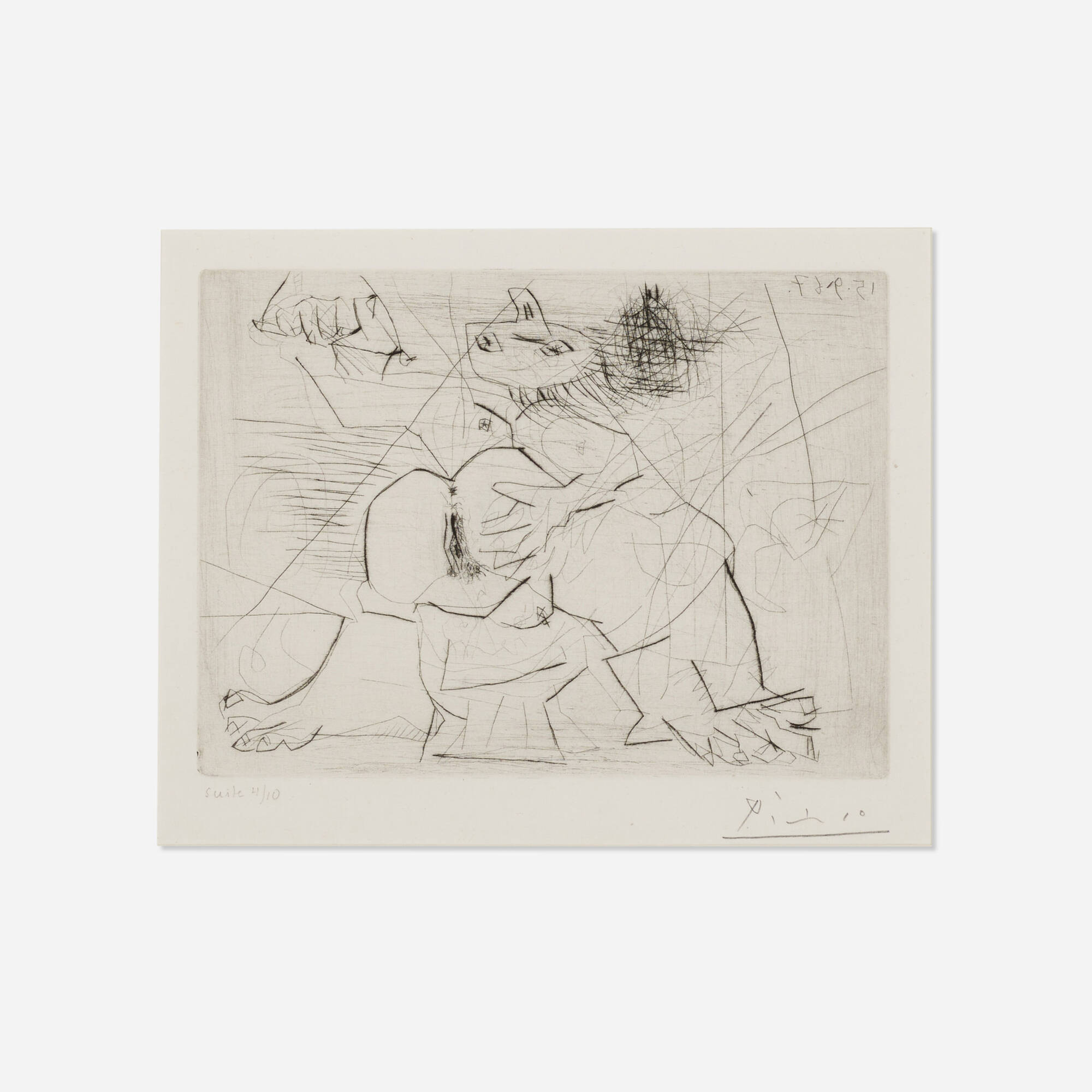 最終値下げ ILIAZD, AND PICASSO PABLO 117: Aux pièce la de coins quatre アート・デザイン・音楽