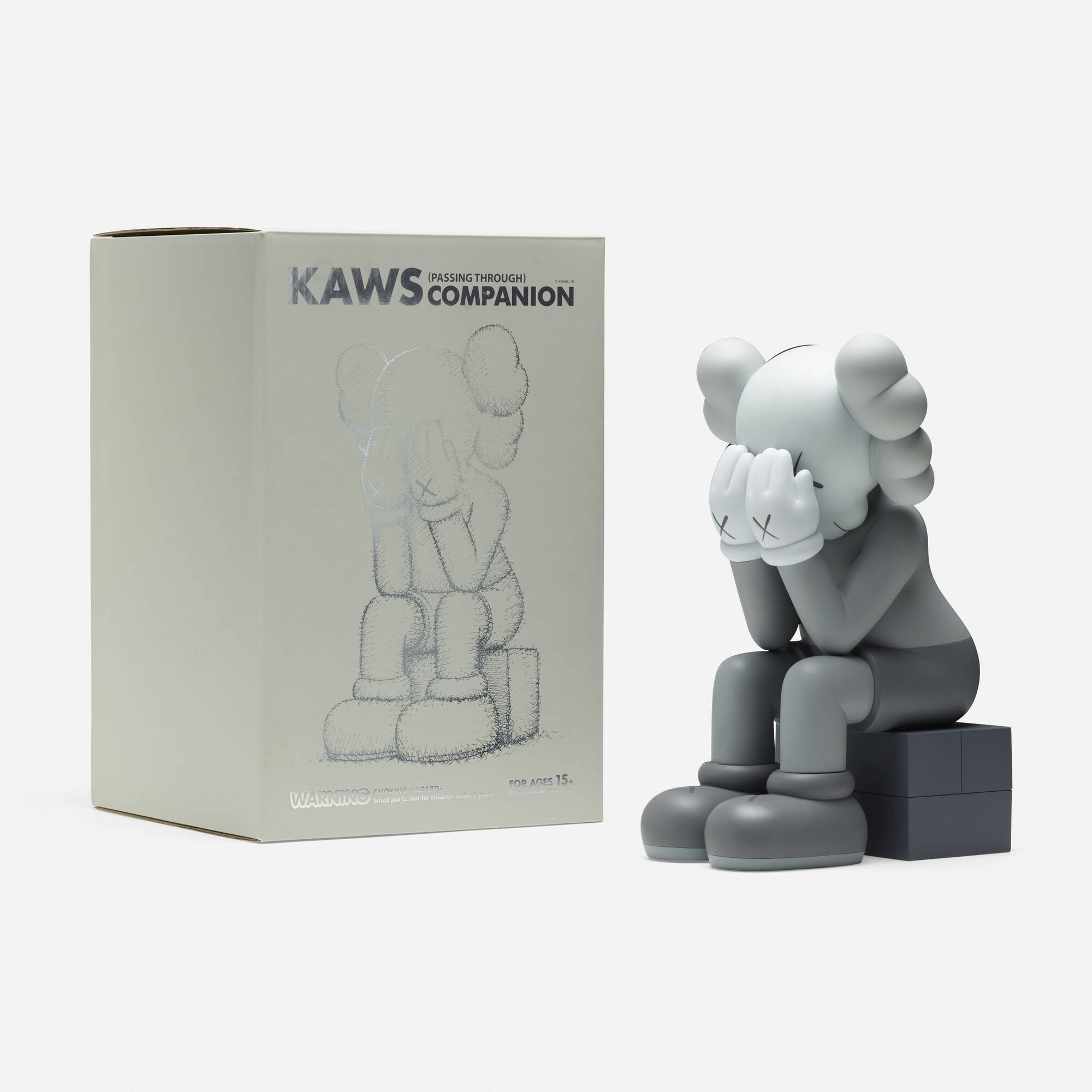 118: KAWS (BRIAN DONNELLY), Passing Through (Grey) < Curated
