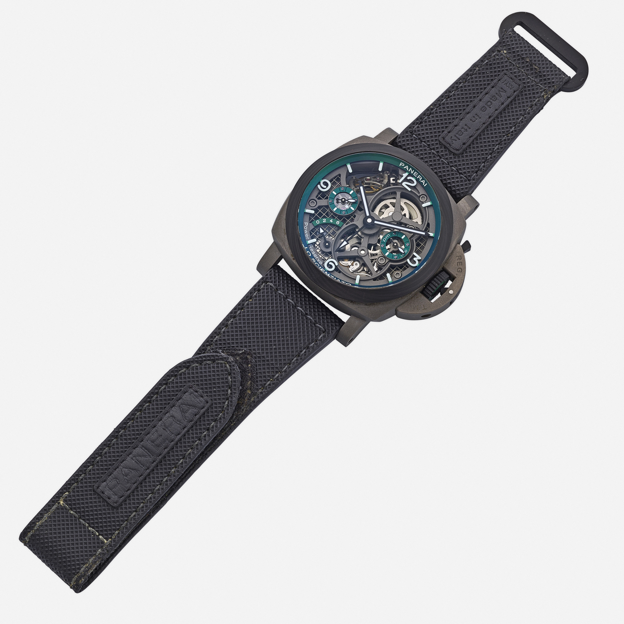 125 PANERAI Luminor Tourbillon GMT Lo Scienziato titanium wristwatch Ref. PAM00768 Watches 8 May 2024 Auctions Rago Auctions