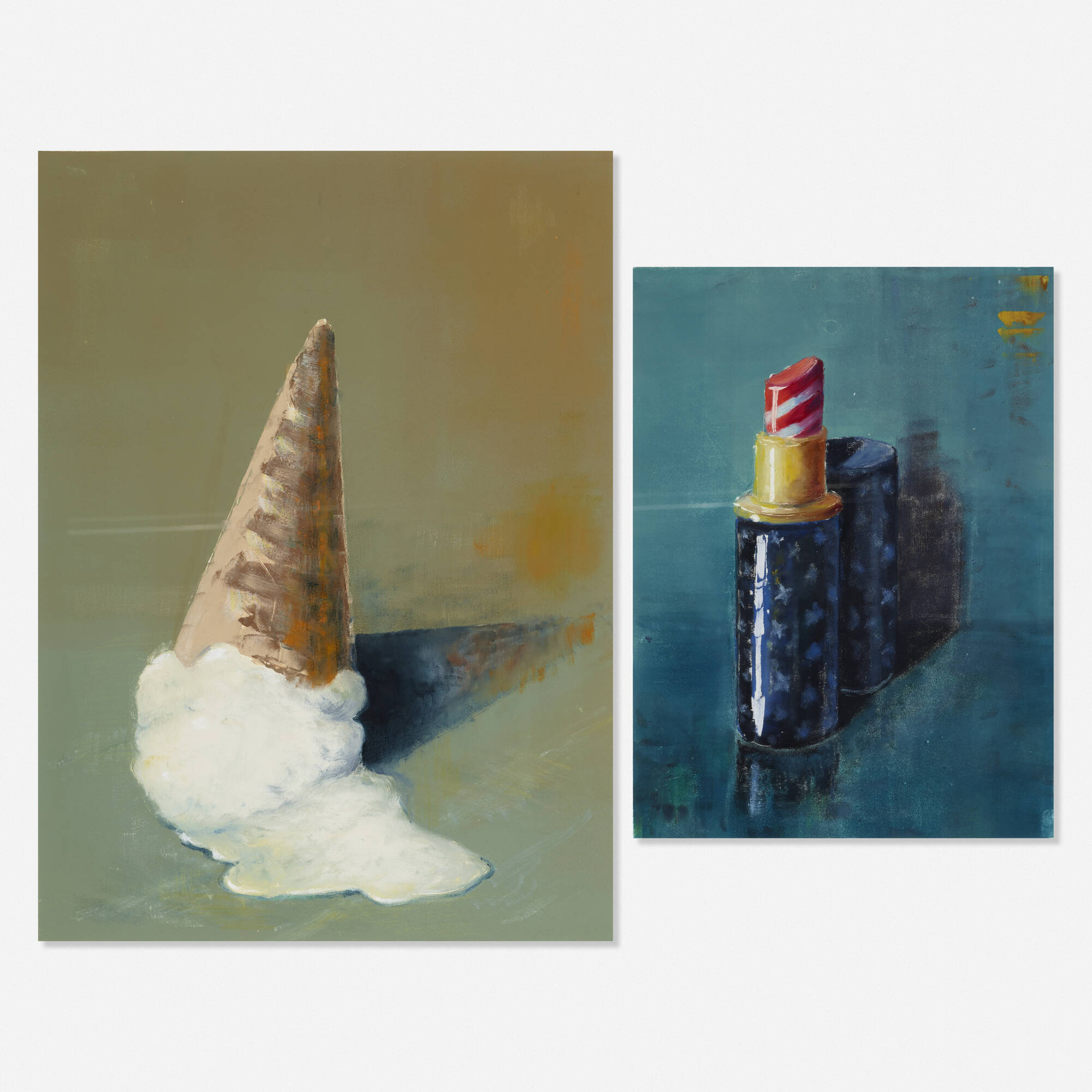 1365: ROBERT VALDES, Cheap Soft Ice Cream II and An American Beauty (two  works) < Unreserved Day 1, 20 August 2020 < Auctions