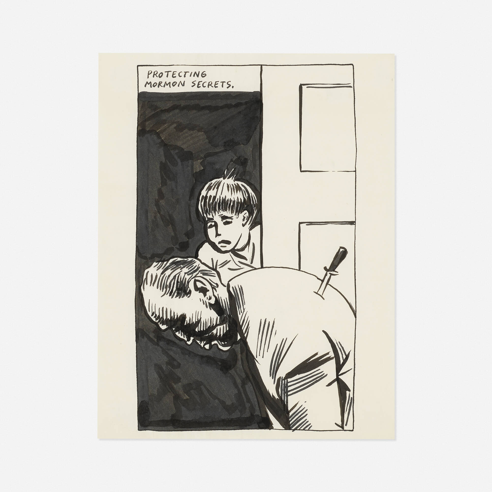 Raymond top pettibon art
