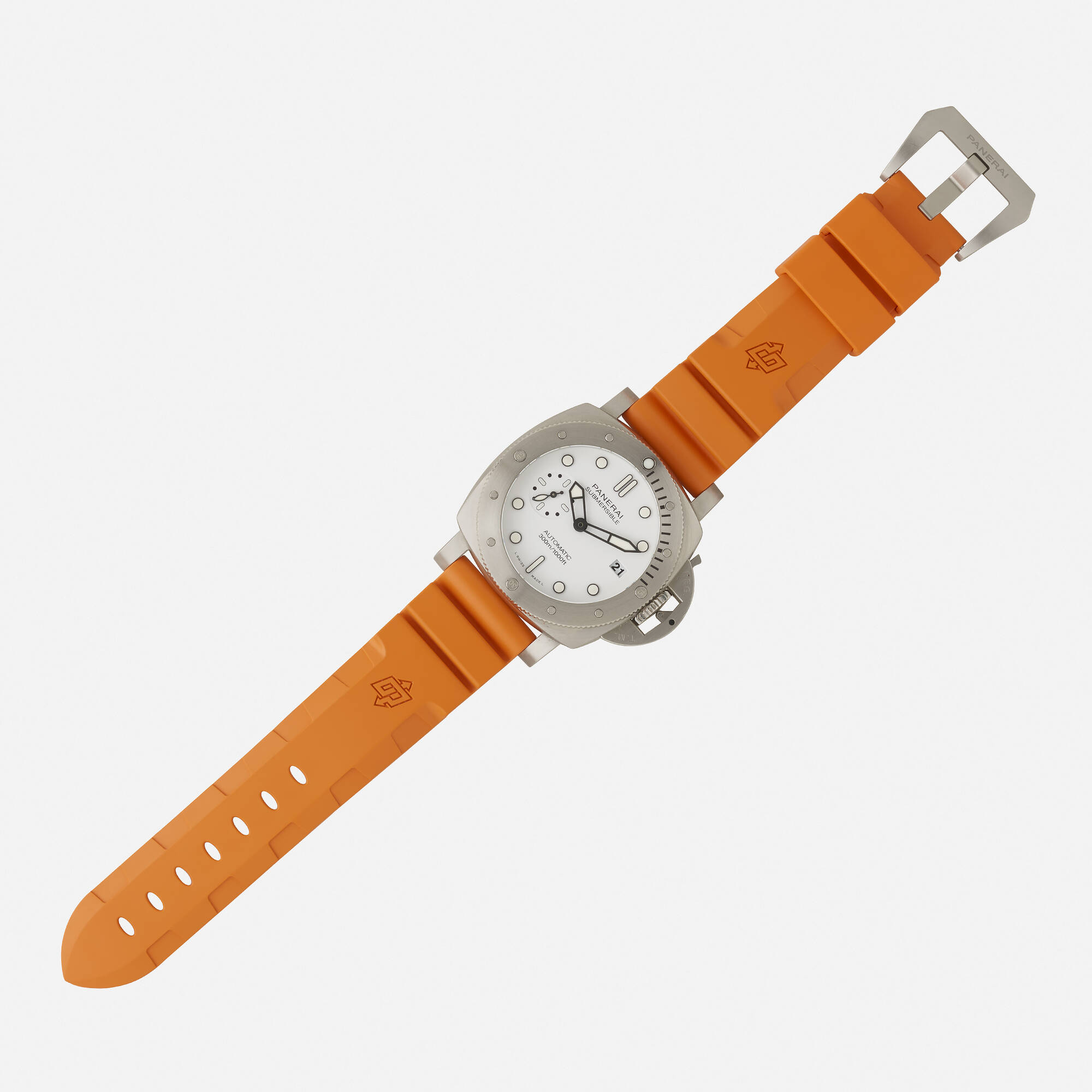 22mm & 24mm Breitling-style rubber strap - Strapmeister