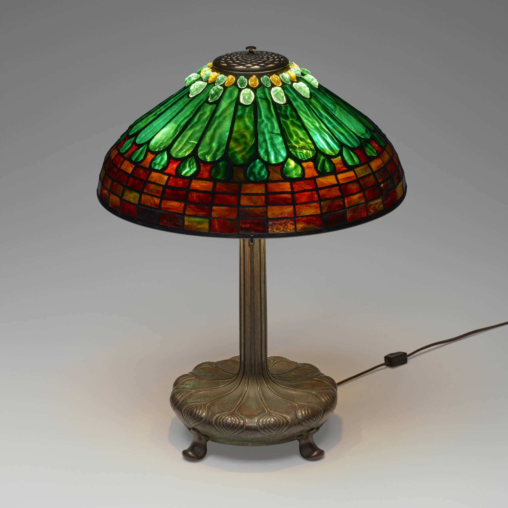 【本物保証】 table Feather Jeweled STUDIOS, TIFFANY 140: lamp Art < コレクション