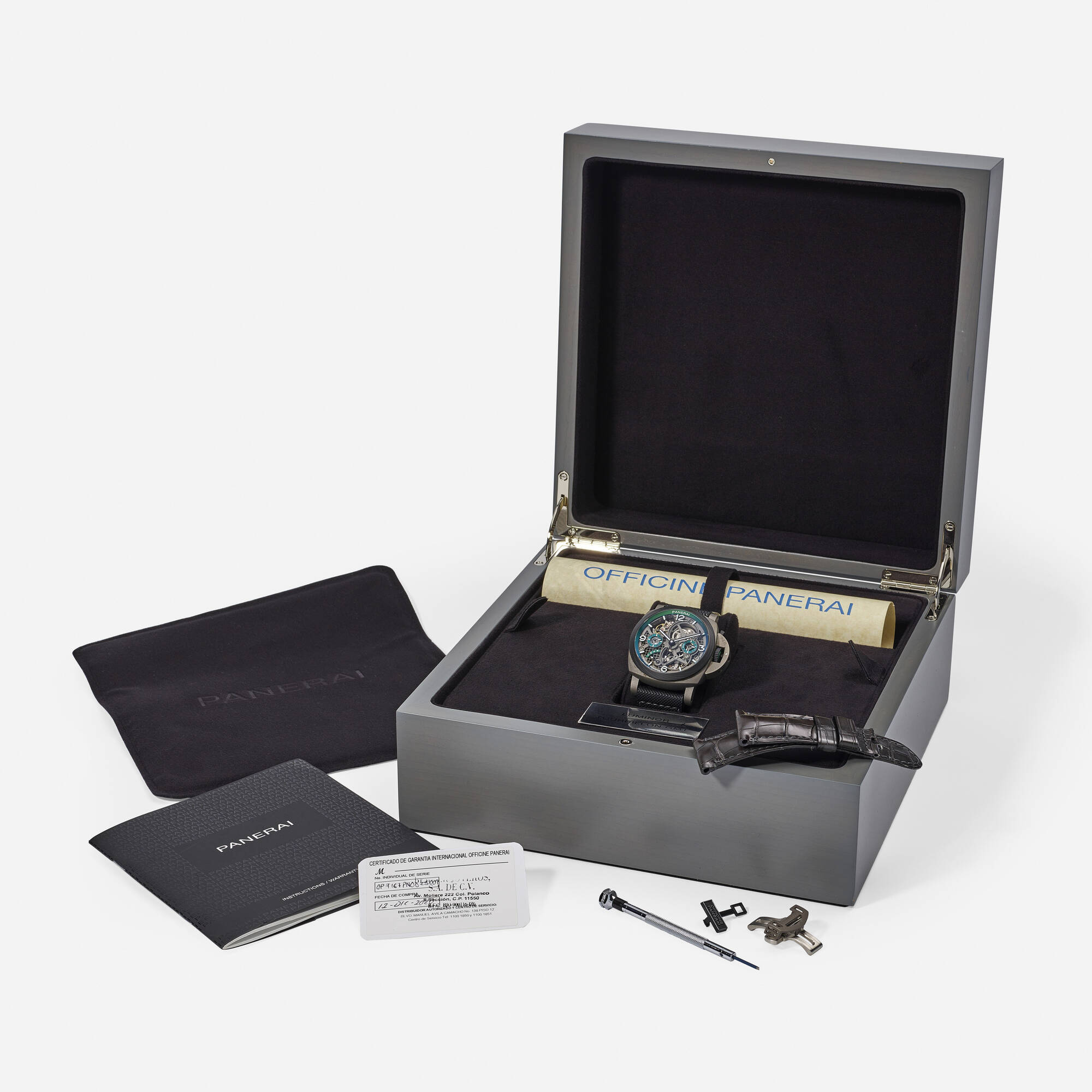 142: PANERAI, 'Luminor Tourbillon GMT Lo Scienziato' titanium wristwatch,  Ref. PAM00768 < Watches, 23 October 2024 < Auctions | Rago Auctions