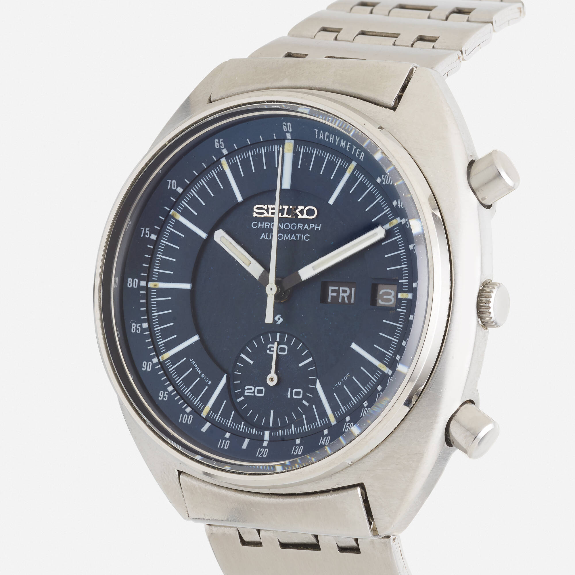 145: SEIKO, 'Speedmaster' chronograph wristwatch, Ref. 6139-7070T <  Watches: The Chicago Edit, 1 April 2022 < Auctions | Rago Auctions