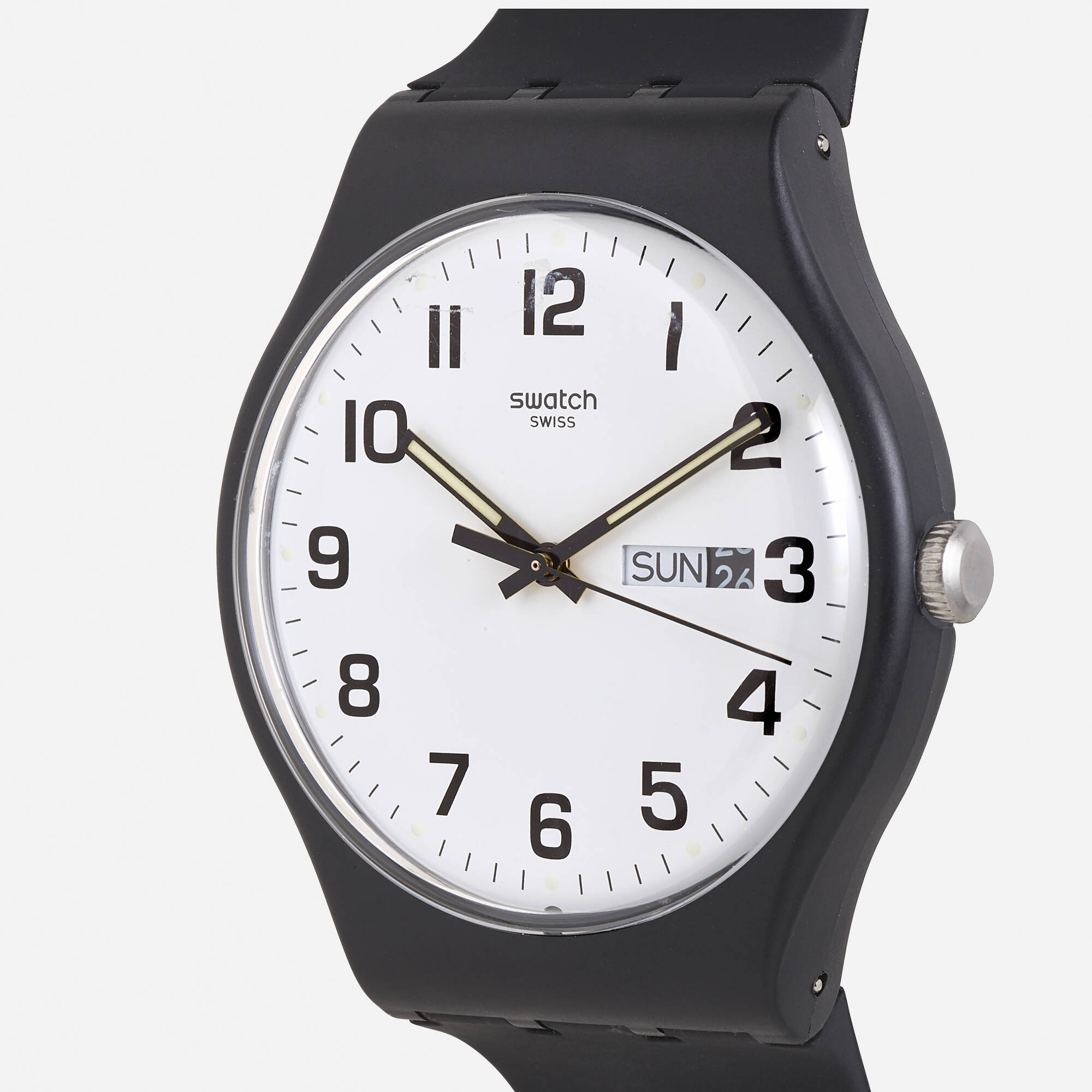 148 SWATCH FROM POPE FRANCIS plastic wristwatch Ref SR1130SW GB743 Watches including the Brian LaViolette Scholarship Foundation Benefit Lots 30 November 2022 Auctions Rago Auctions