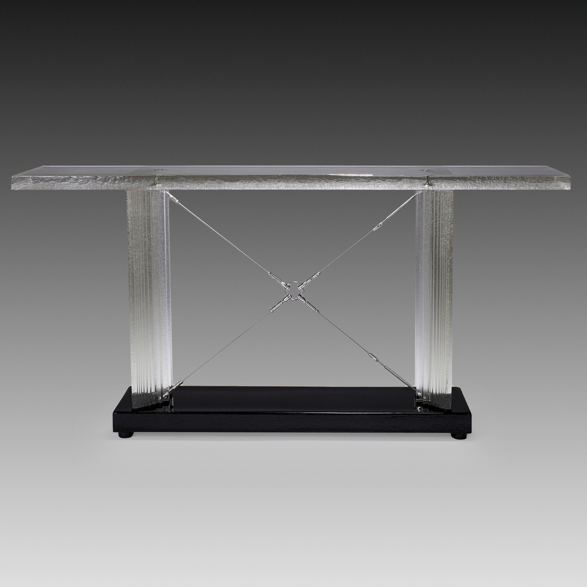 John lewis outlet glass console table