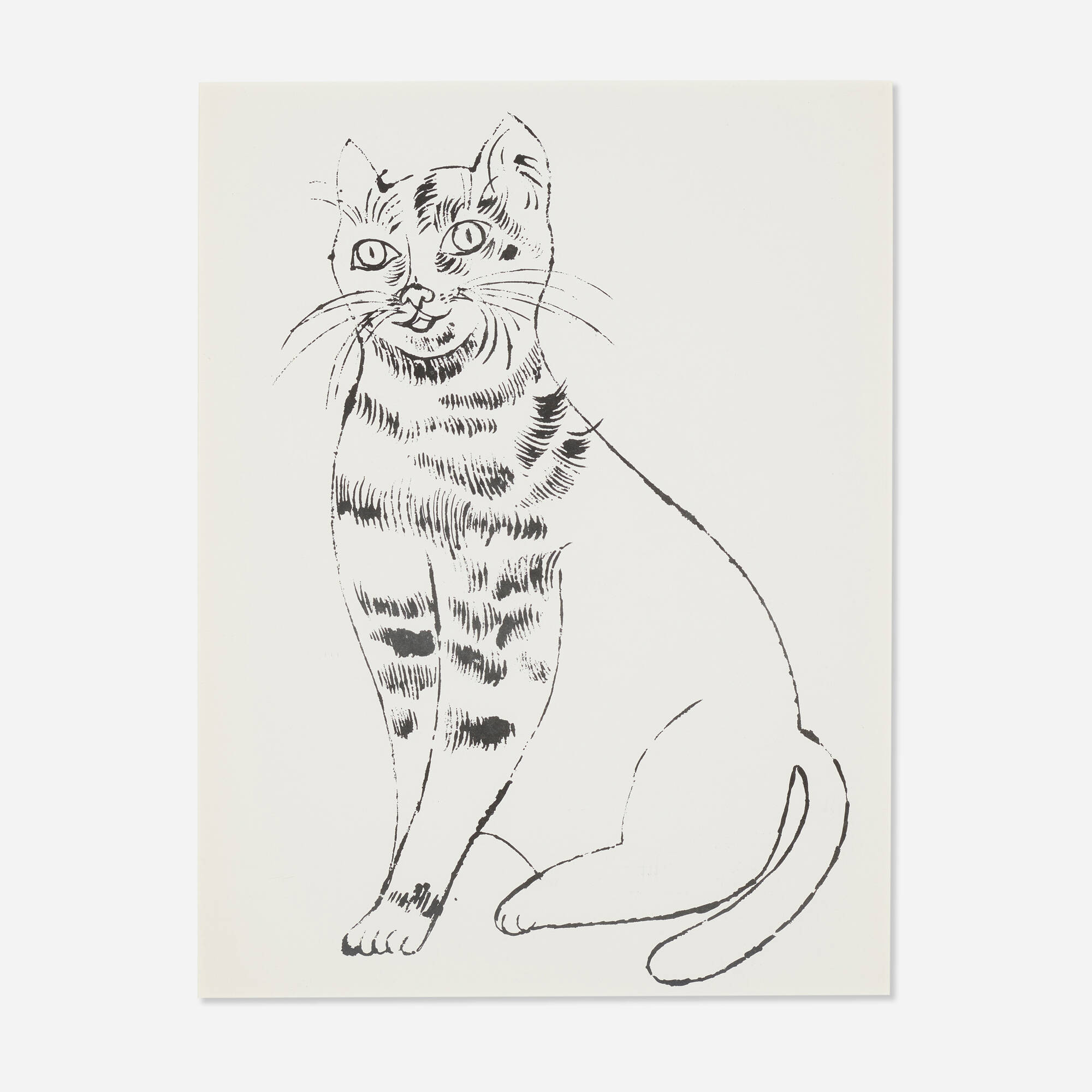 171: ANDY WARHOL, Untitled (from the 25 Cats Name Sam and