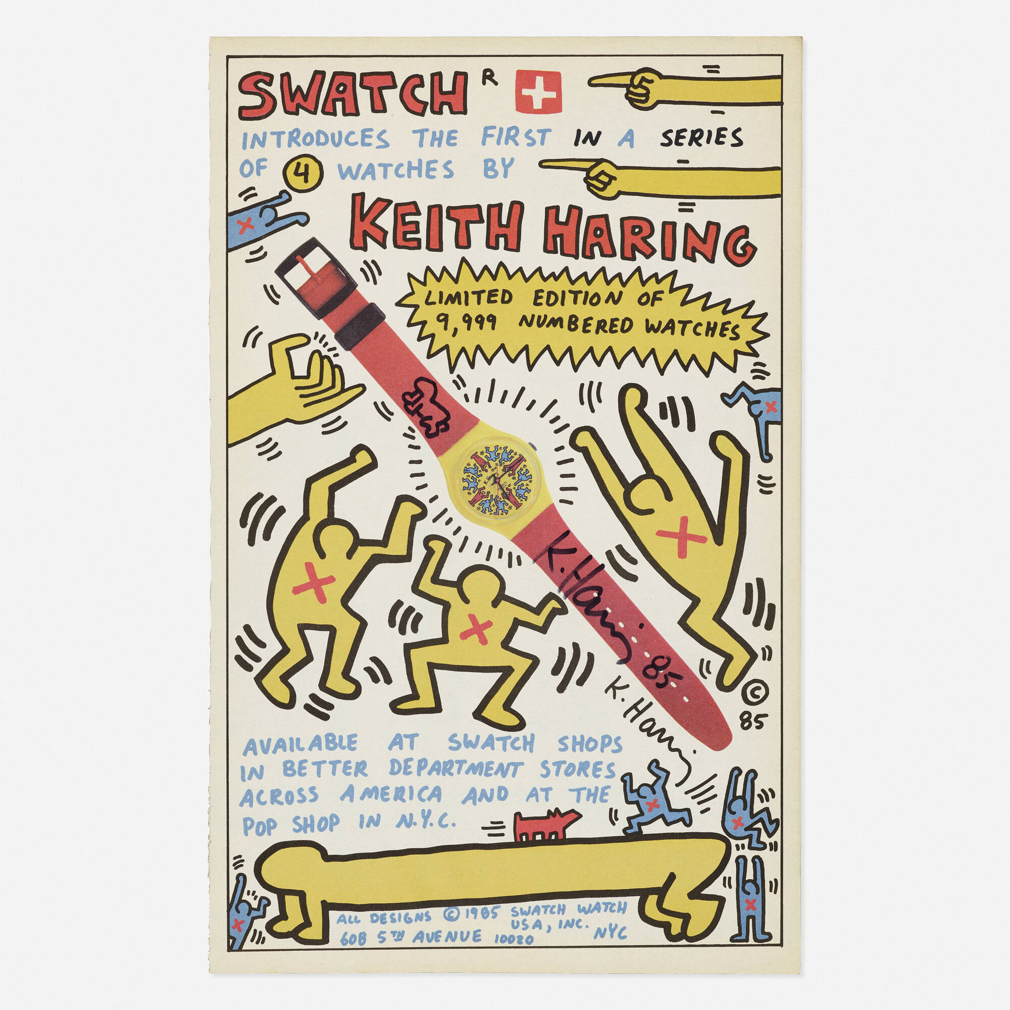Keith haring swatch limited edition online