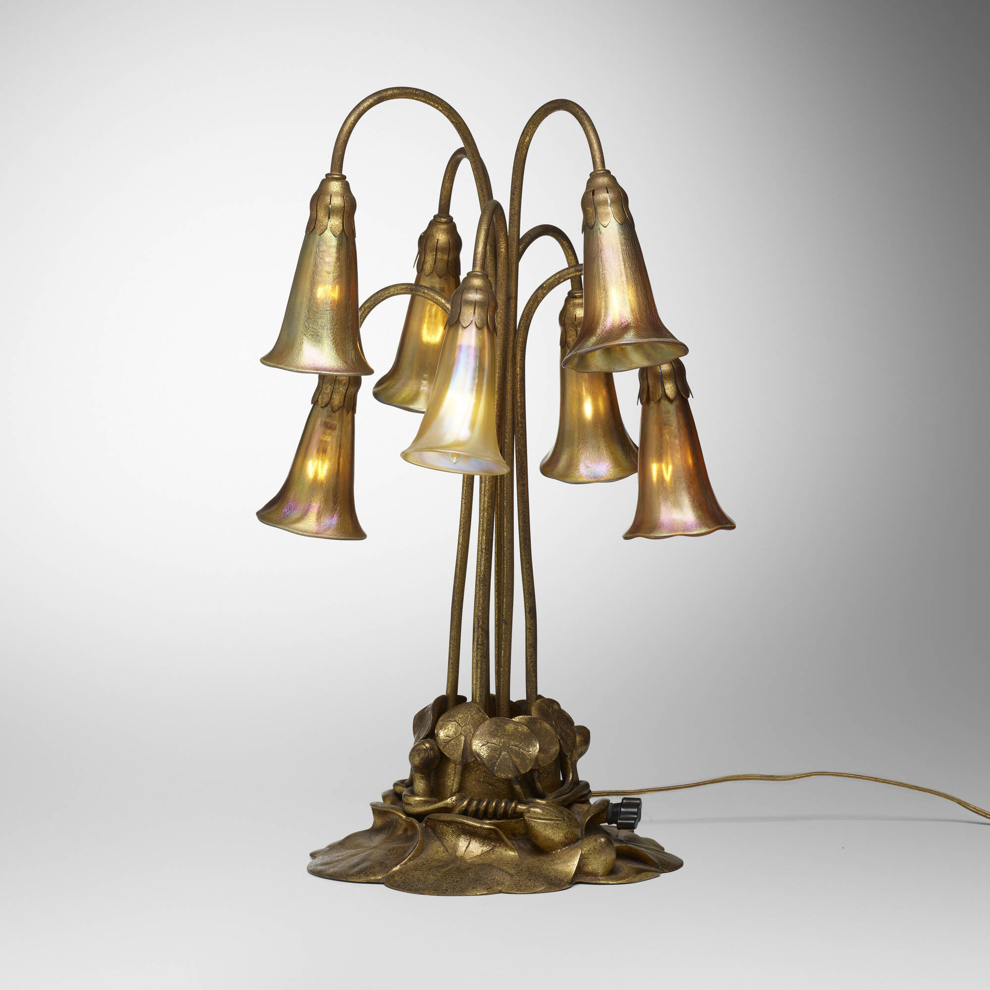 Art nouveau lamp base cheap
