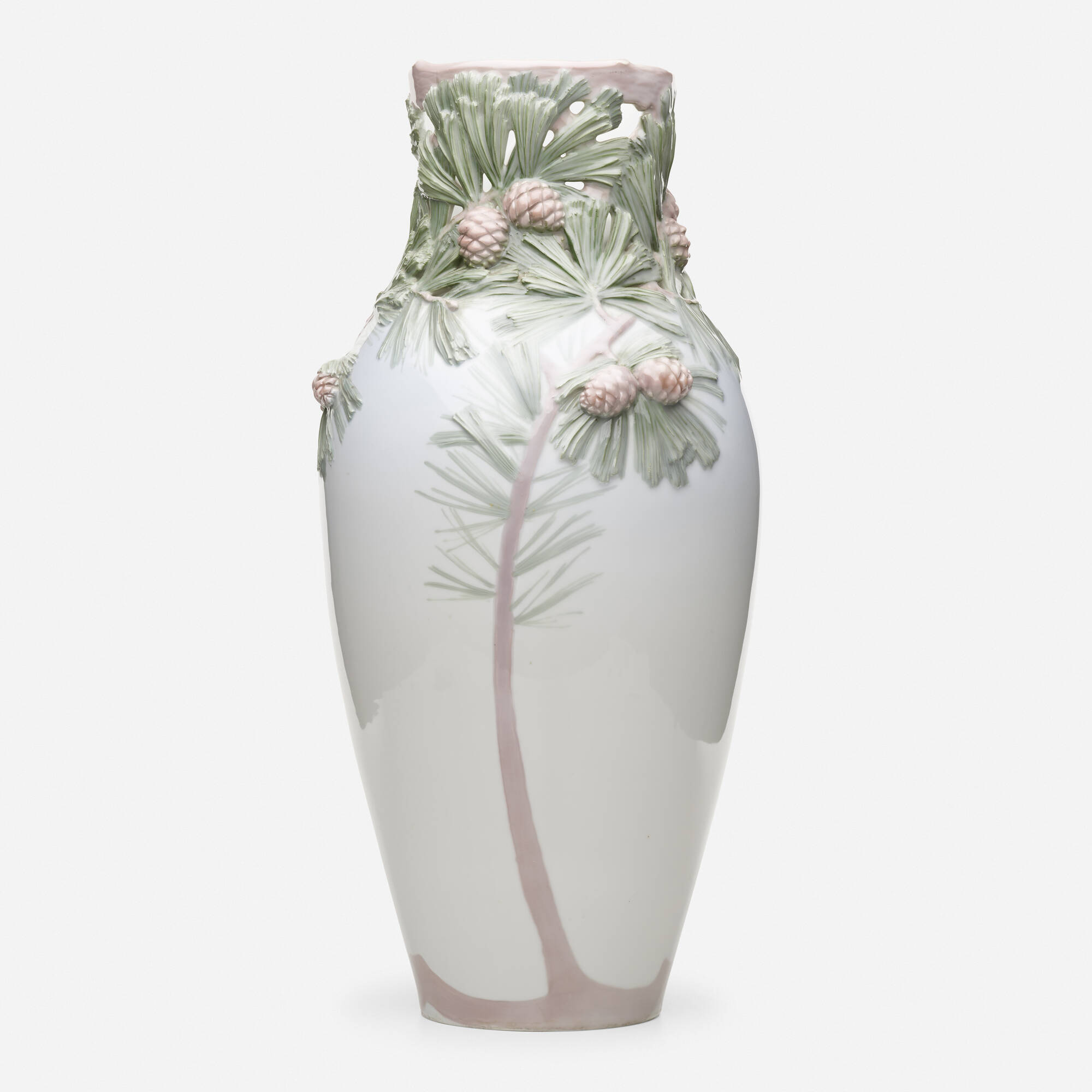 intelligens ekstensivt Surichinmoi 186: KARL LINDSTROM FOR RÖRSTRAND, floor vase with pinecones < American &  European Ceramics, 11 September 2020 < Auctions | Rago Auctions