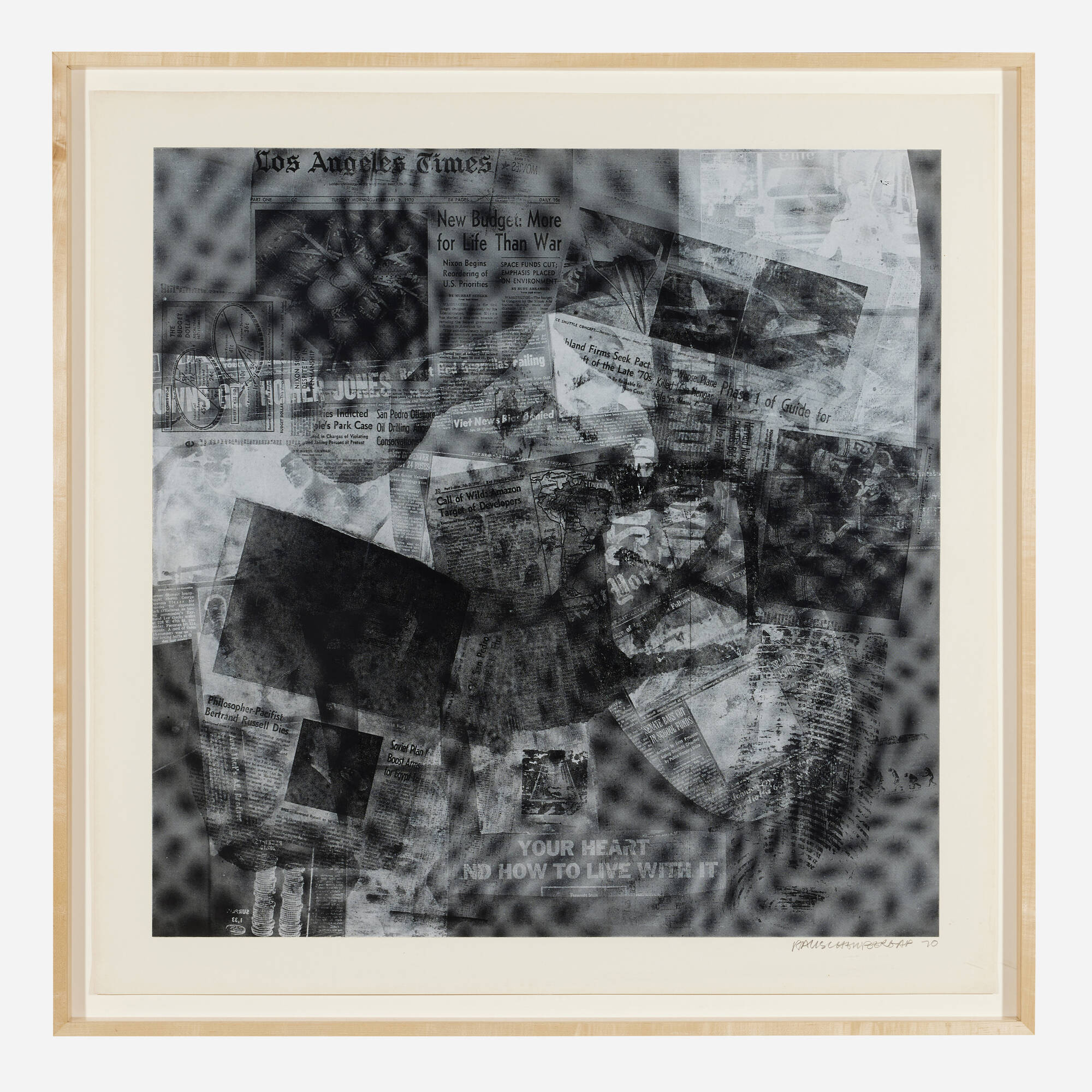 RAUSCHENBERG ART AND LIFE｜Robert Rauschenberg ロバート