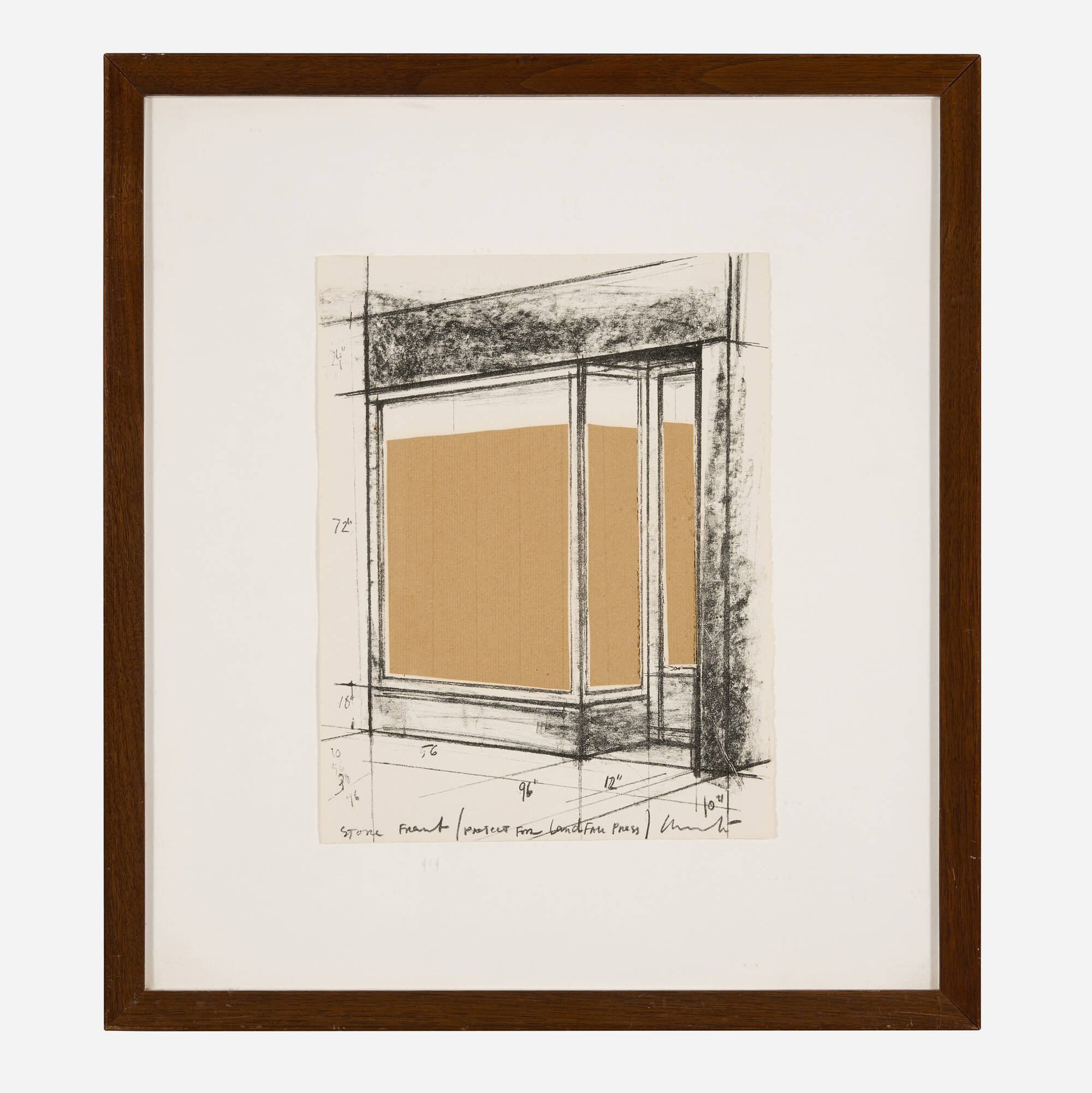 206: CHRISTO AND JEANNE-CLAUDE, Store Front/Project for Landfall Press < 20|21 Art, 27 March 2024 < Auctions | Rago Auctions 206: CHRISTO AND JEANNE-CLAUDE, Store Front/Project for Landfall Press < 20|21 Art, 27 March 2024 < Auctions | Rago Auctions