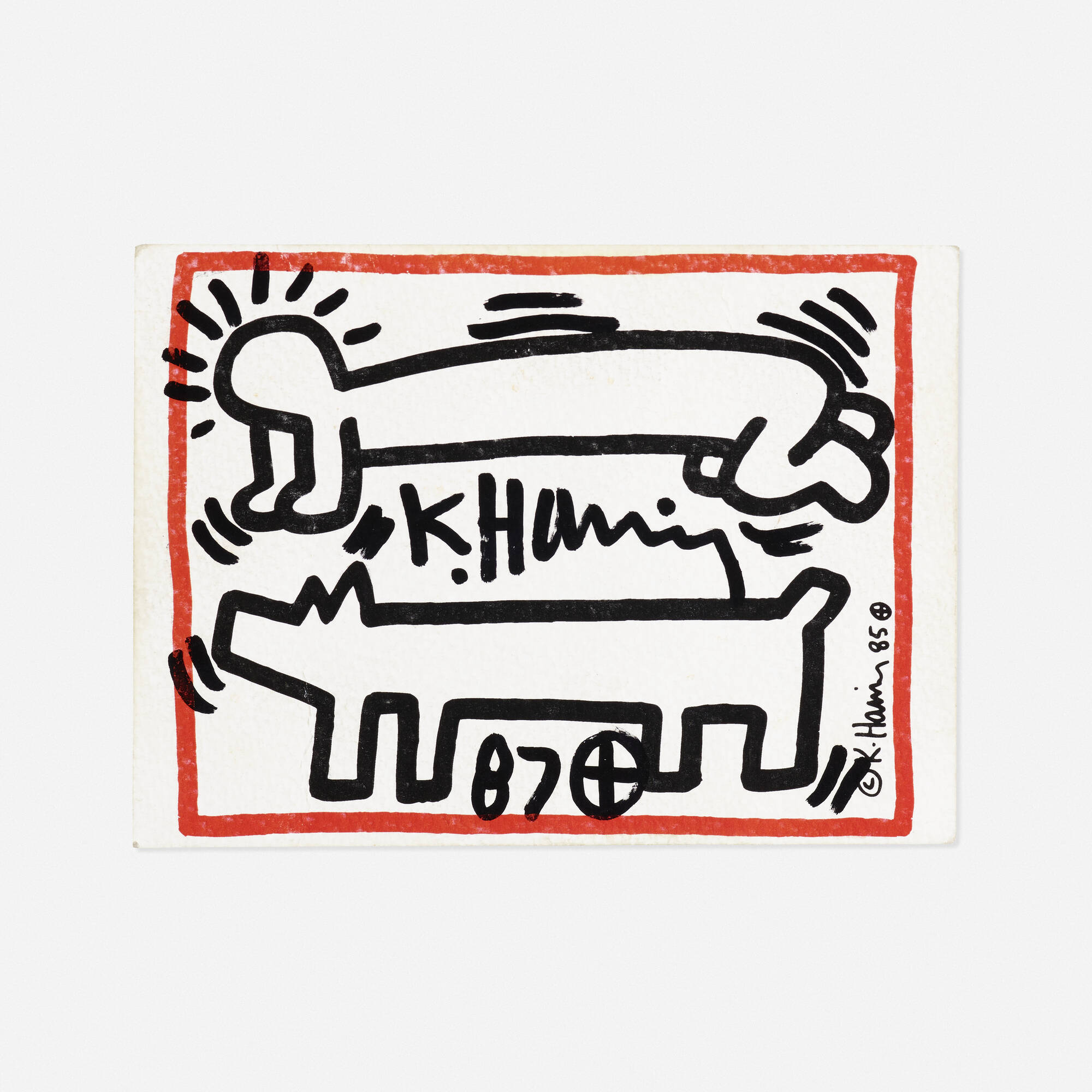 228: KEITH HARING, Keith Haring Club DV8 (announcement) < 20 | 21