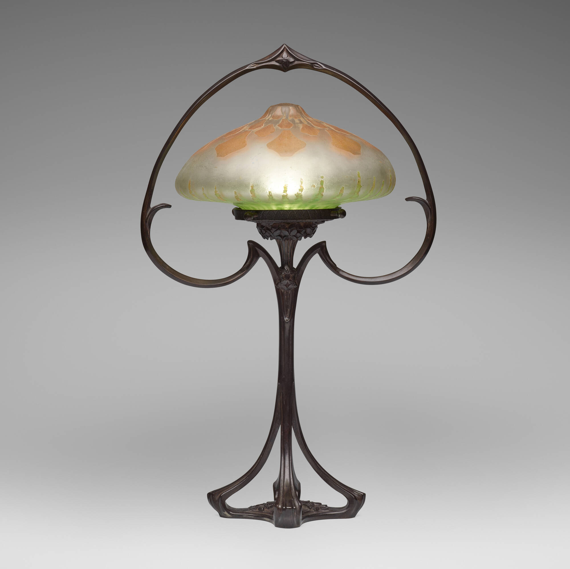 235 DAUM Art Nouveau table lamp Art Nouveau Art Deco Glass Lighting 21 March 2024 Auctions Rago Auctions