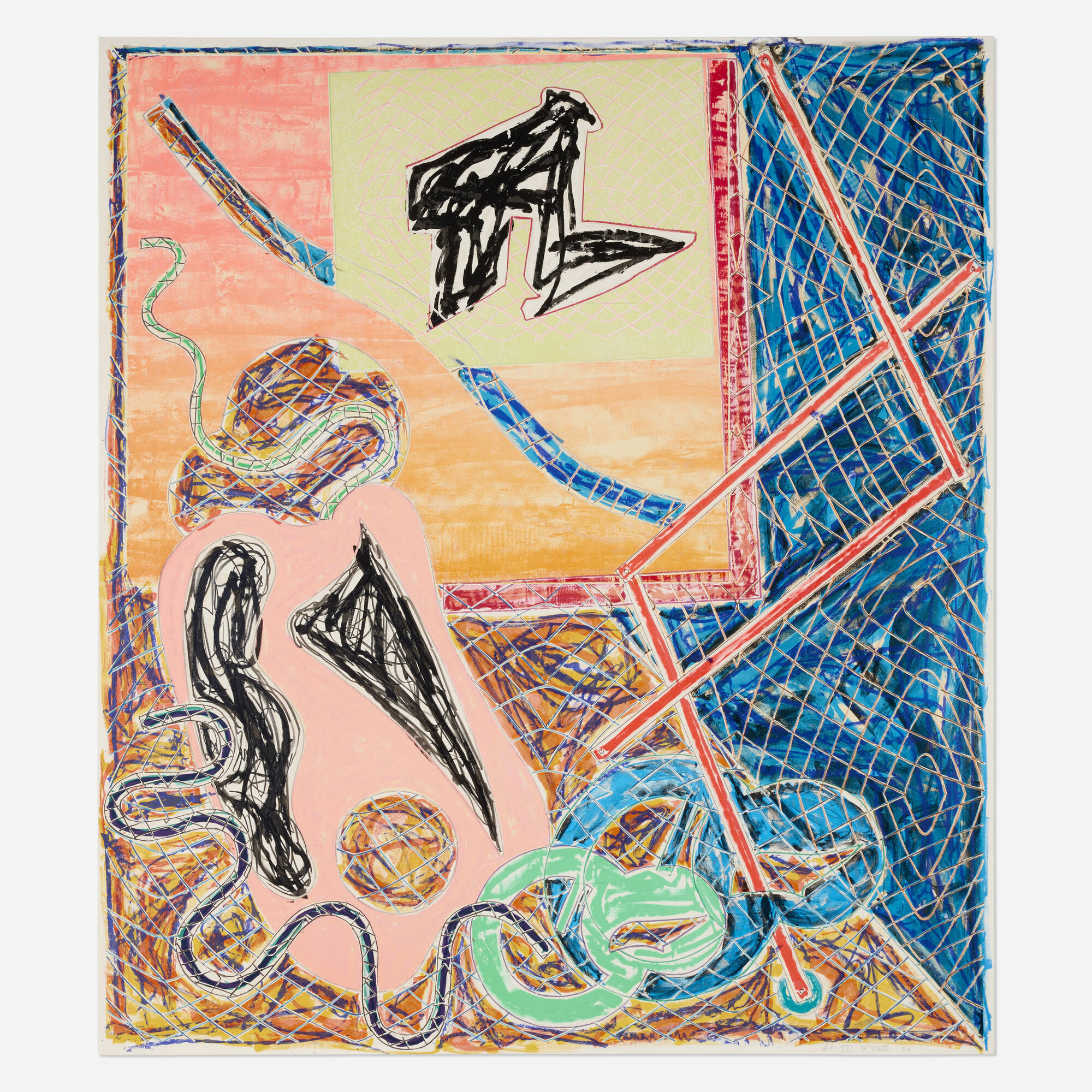 252: FRANK STELLA, Shards I (from the Shards series 252: FRANK STELLA, Shards I (from the Shards series