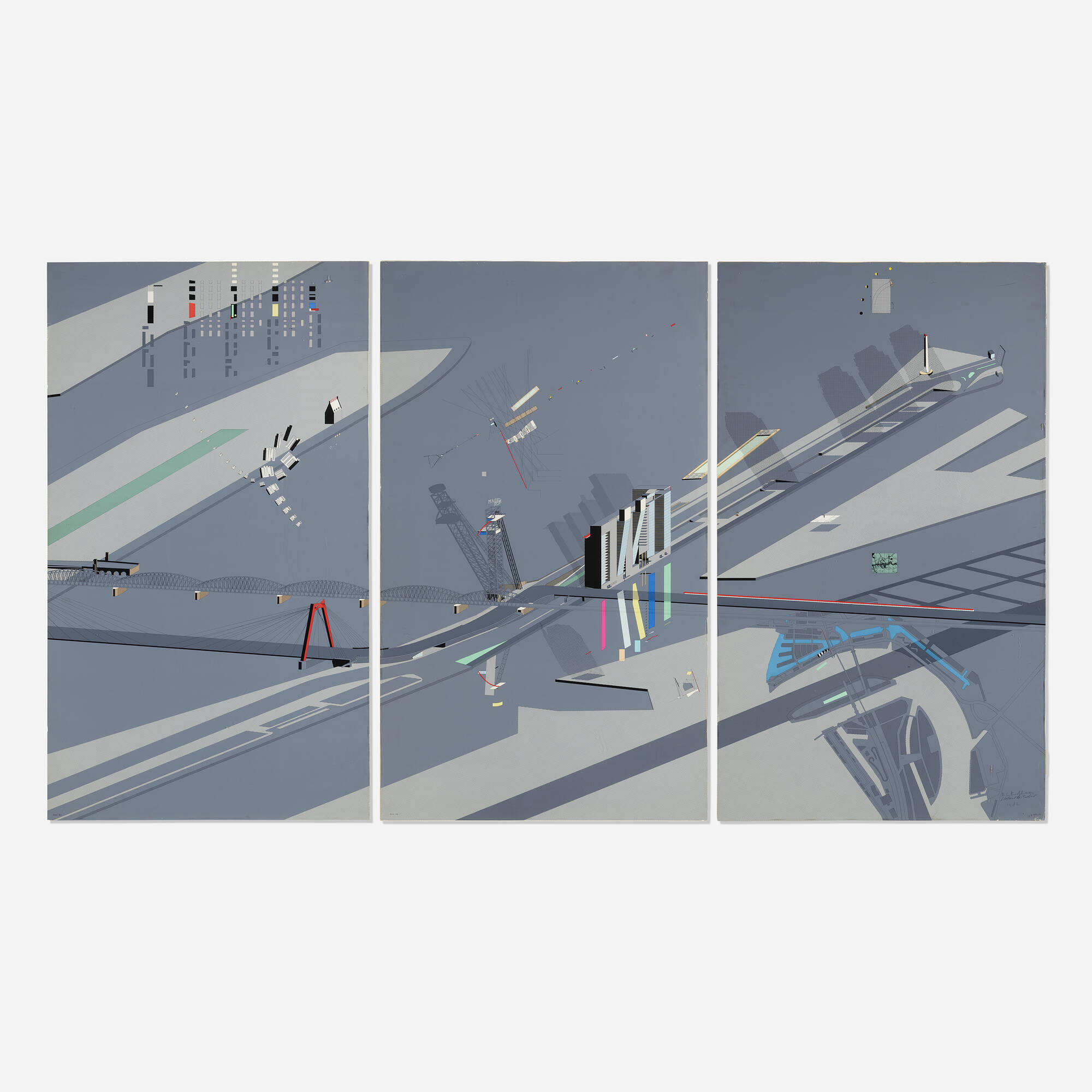 256: REM KOOLHAAS, New Rotterdam: Summation (triptych