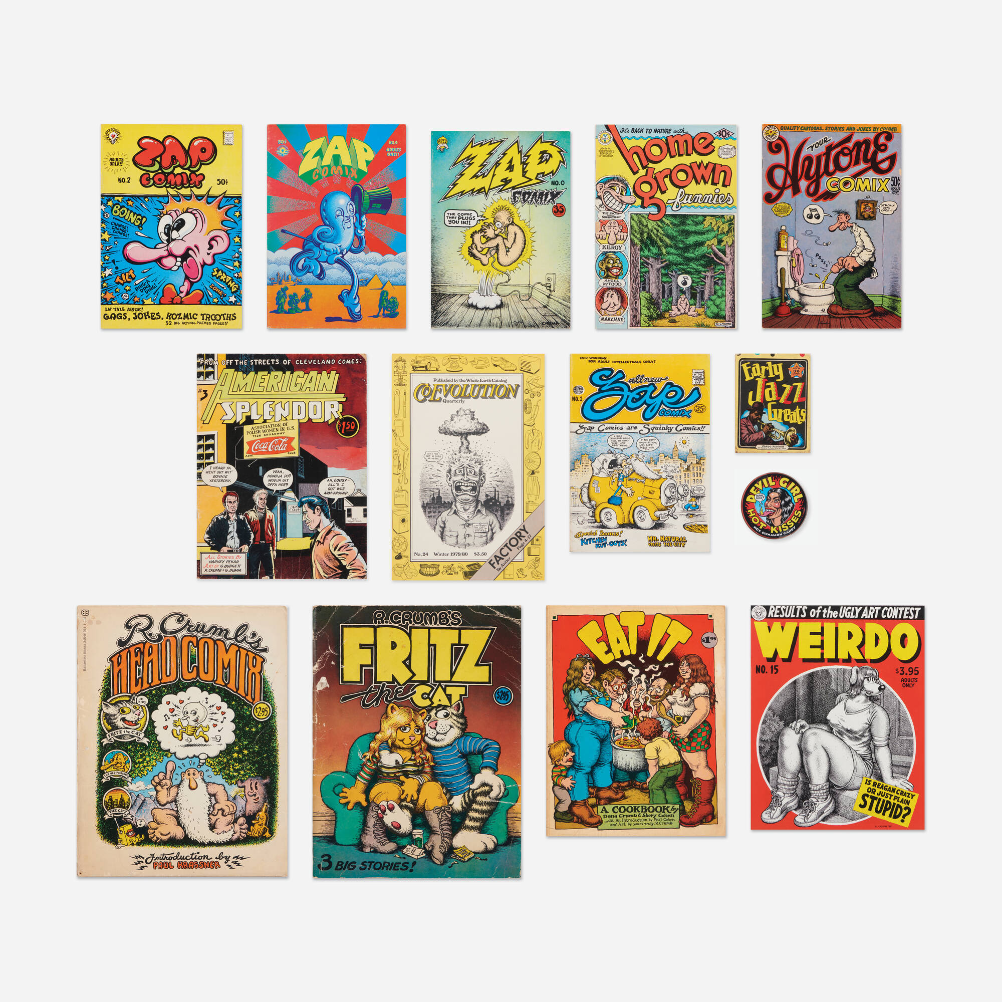 263: ROBERT CRUMB, Comic books and ephemera < Artists' Books & Ephemera  from an Important Private Collection, 15 March 2023 < Auctions | Rago  Auctions
