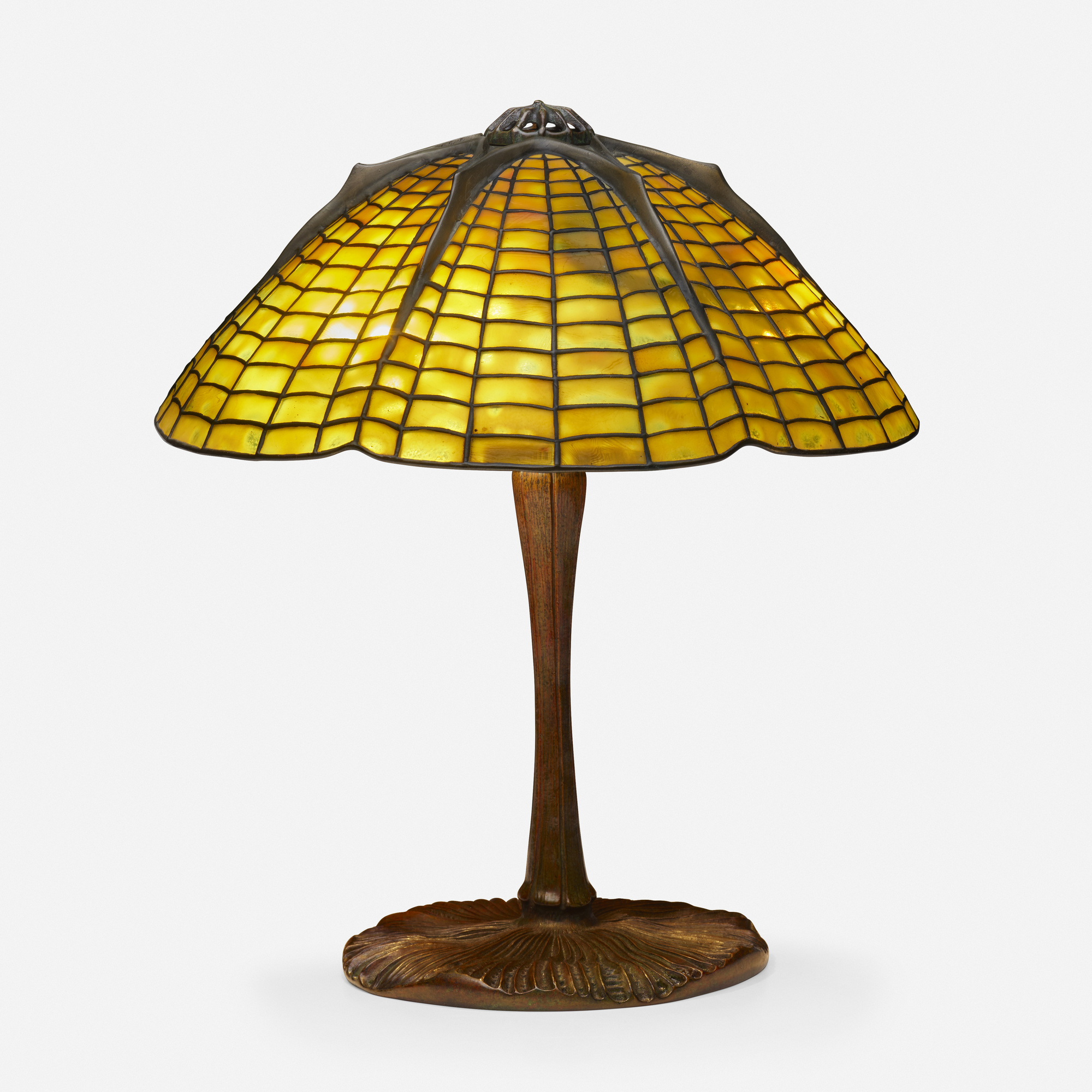 264: TIFFANY STUDIOS, Spider table lamp < Early 20th Century 