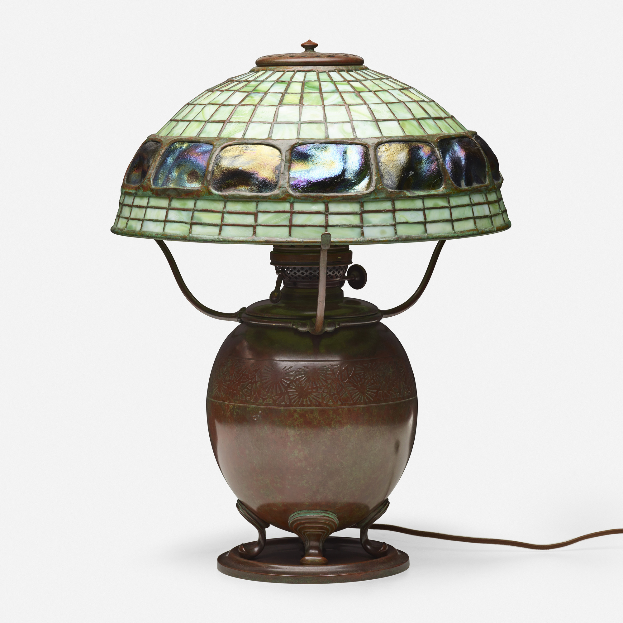 Tiffany turtleback lamp hot sale