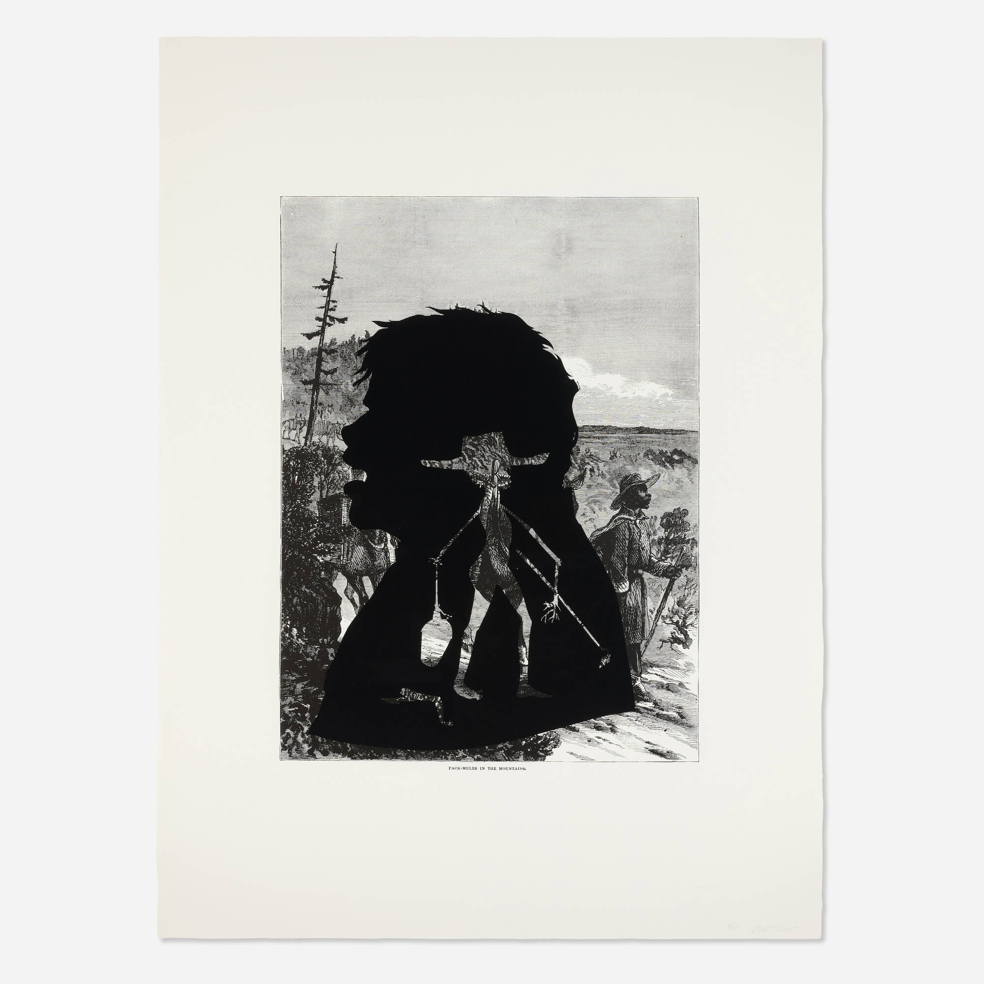 278: KARA WALKER, Pack-Mules in the Mountains (from the
