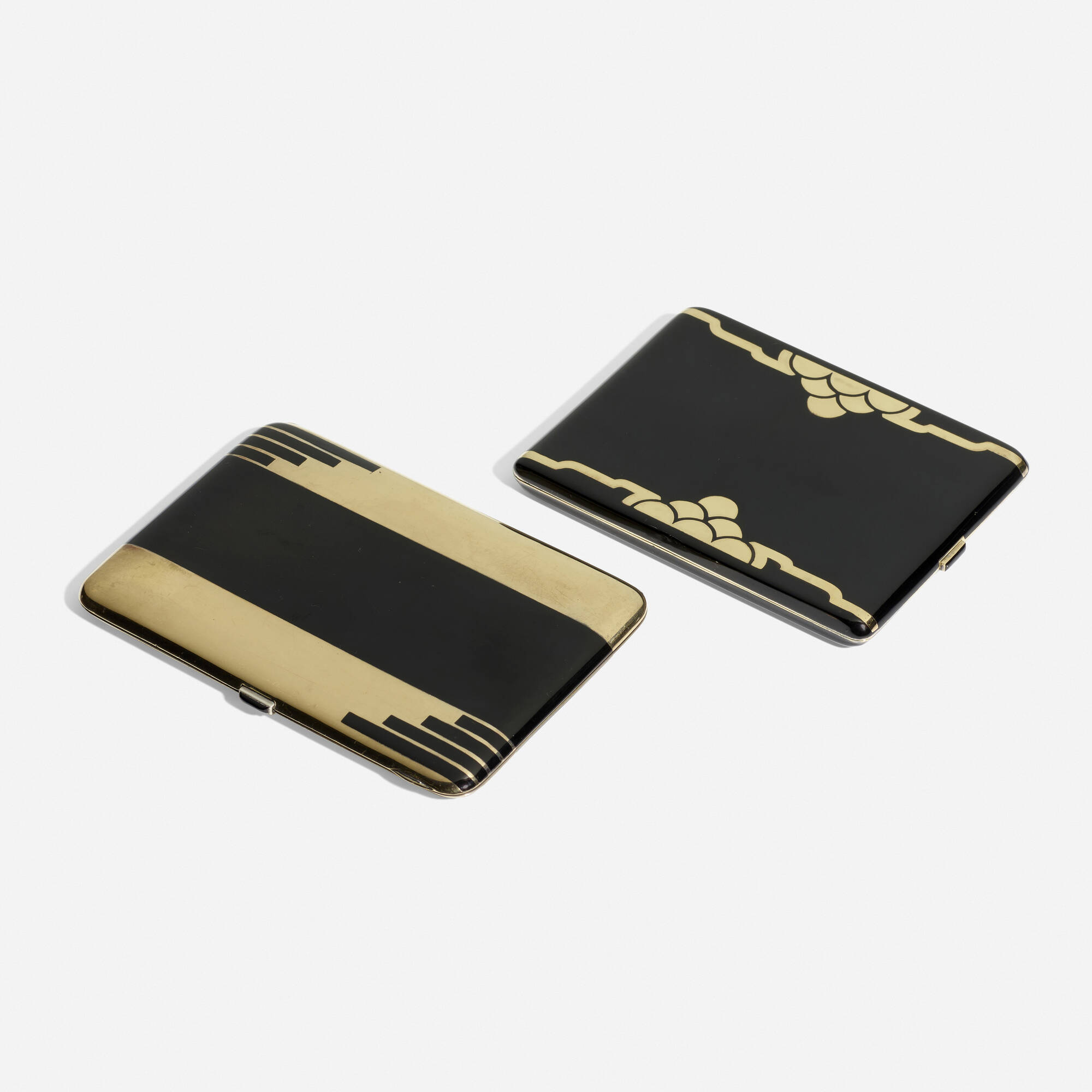 283: KIRBY BEARD & CO., Cigarette cases, set of two < Art