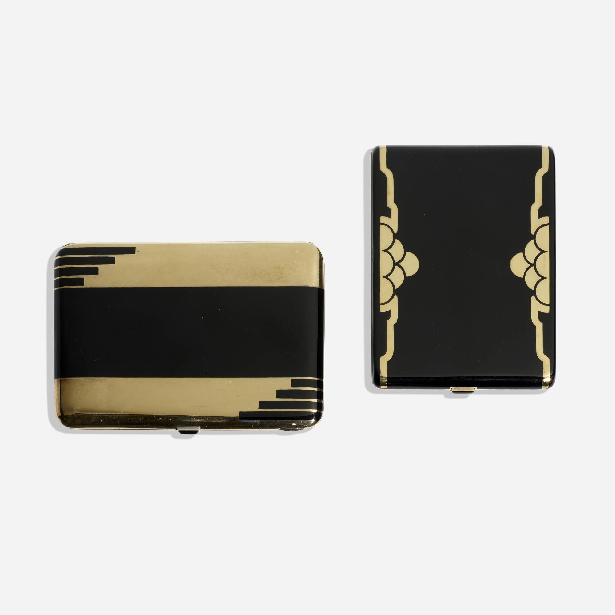 283: KIRBY BEARD & CO., Cigarette cases, set of two < Art