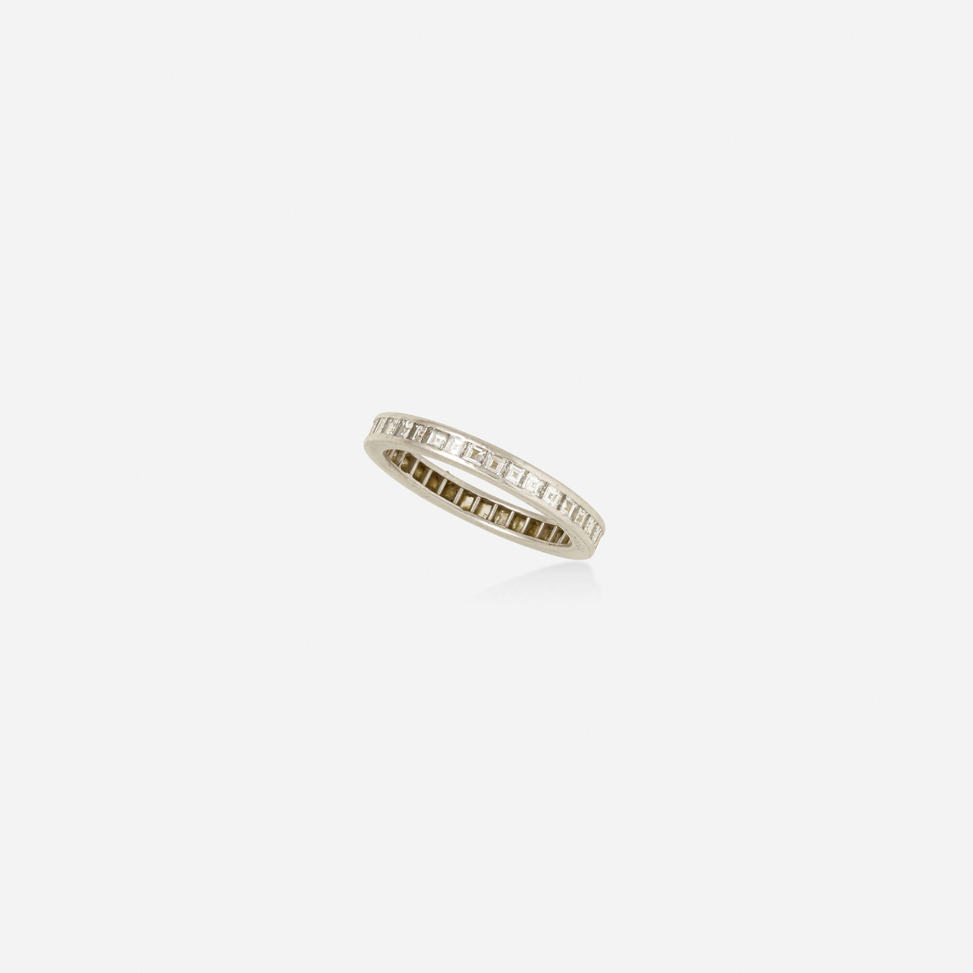 292 OSCAR HEYMAN BROTHERS Diamond and platinum eternity band ring Jewelry Watches Unlimited 22 March 2023 Auctions Rago Auctions