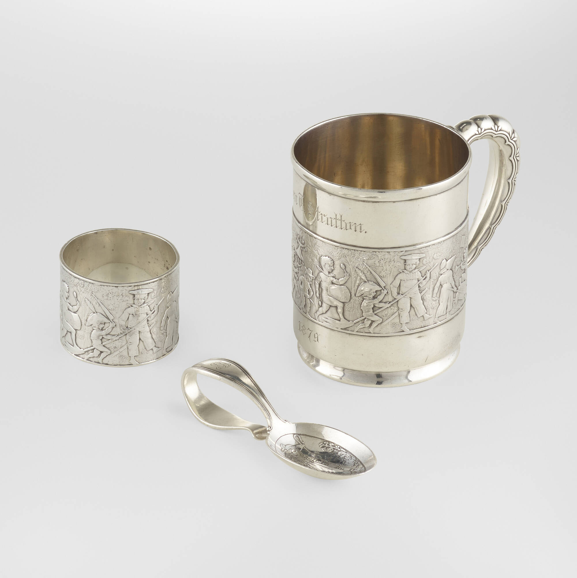 Sold at Auction: Tiffany & Co. Aesthetic Movement mug with an