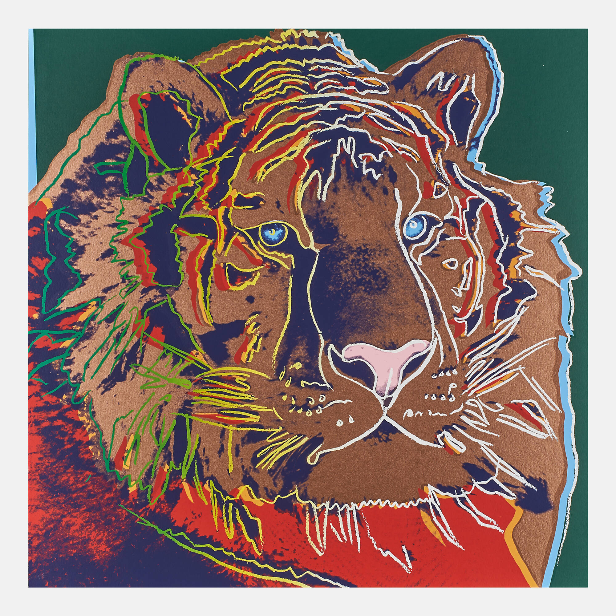 超可爱 ANDY AFTER 302: WARHOL, Tree Barrens Pine Tiger, Siberian アート・デザイン・音楽