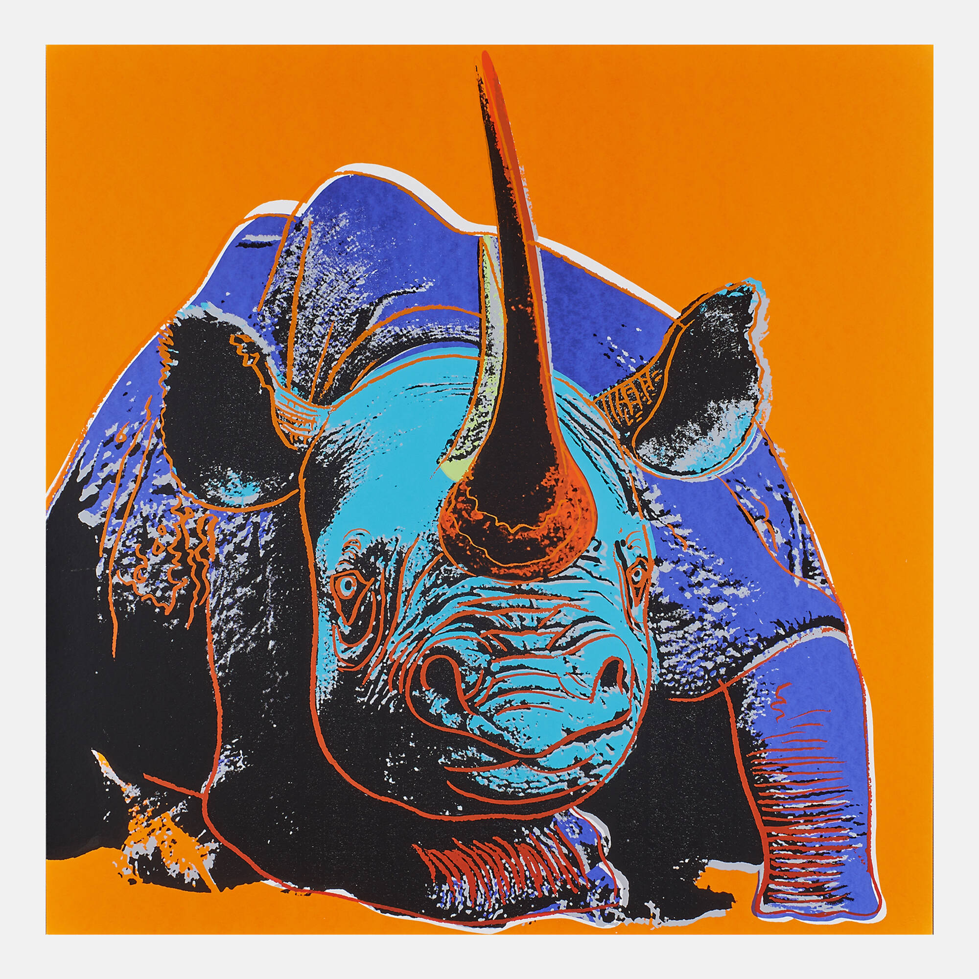 【お1人様1点限り】 302: AFTER ANDY WARHOL, Siberian Tiger, Pine Barrens Tree アート・デザイン・音楽