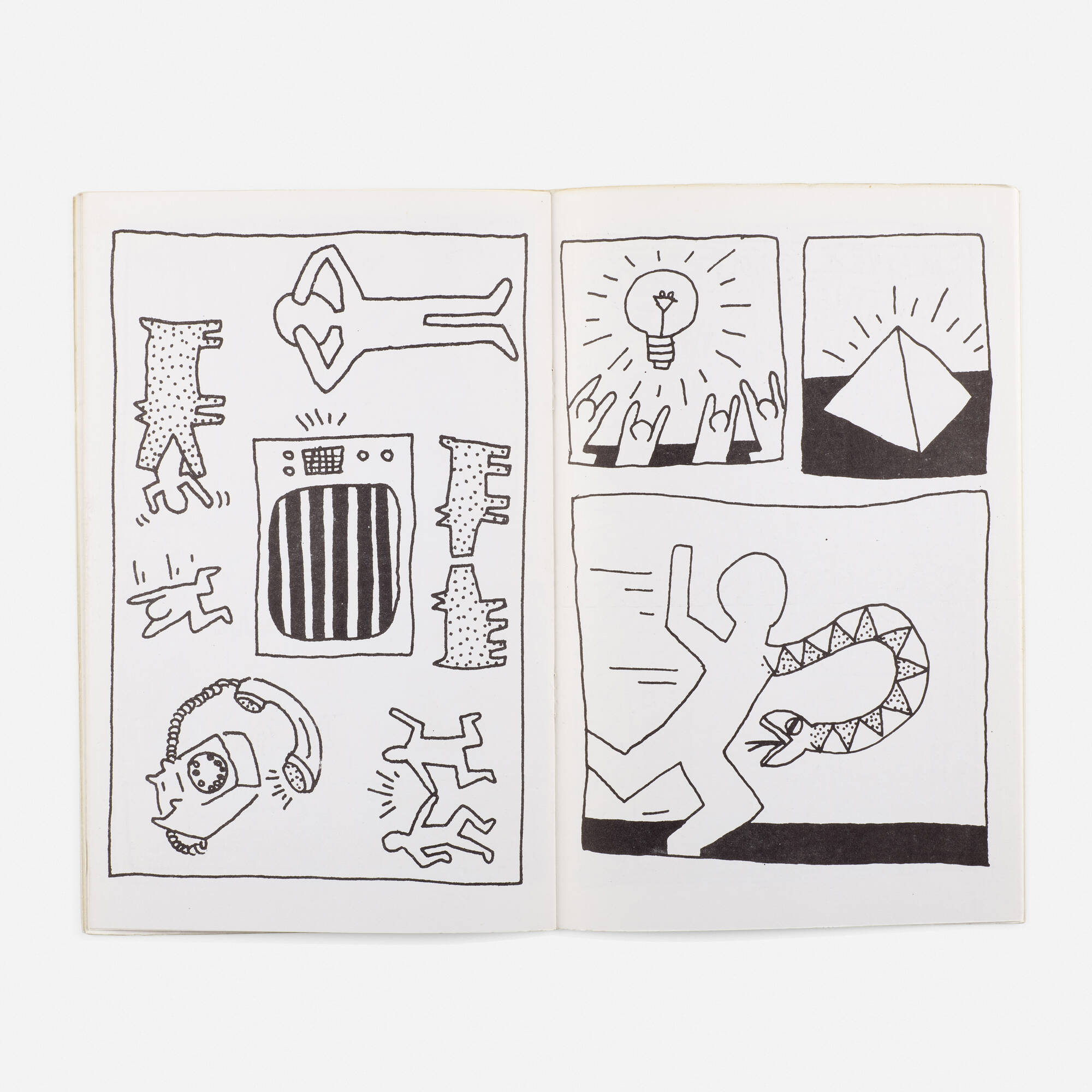 Keith Harings first artist book by Keith Haring on artnet