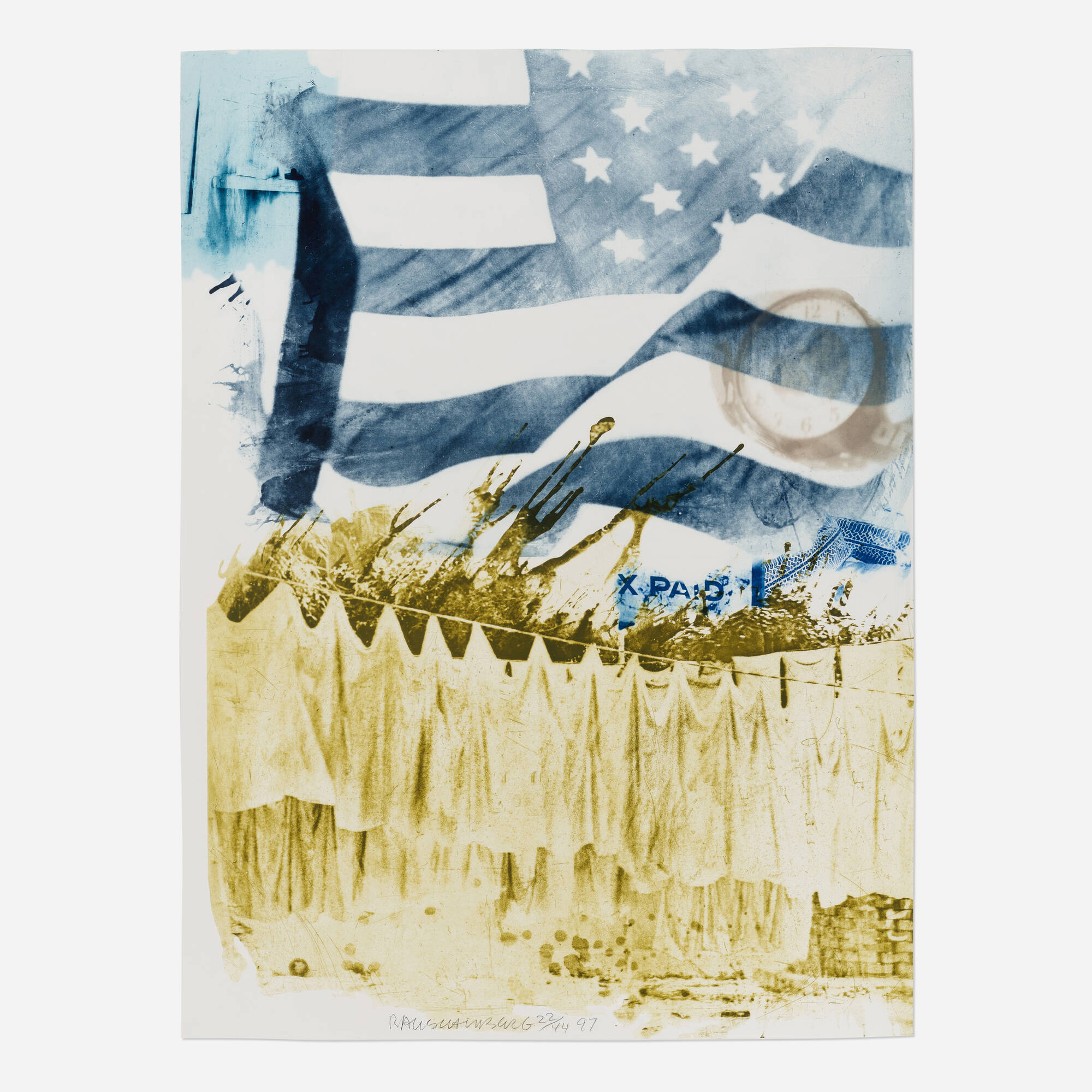 330: ROBERT RAUSCHENBERG, Waiver (from the Ground Rules series) < Prints +  Multiples, 12 October 2023 < Auctions | Rago Auctions