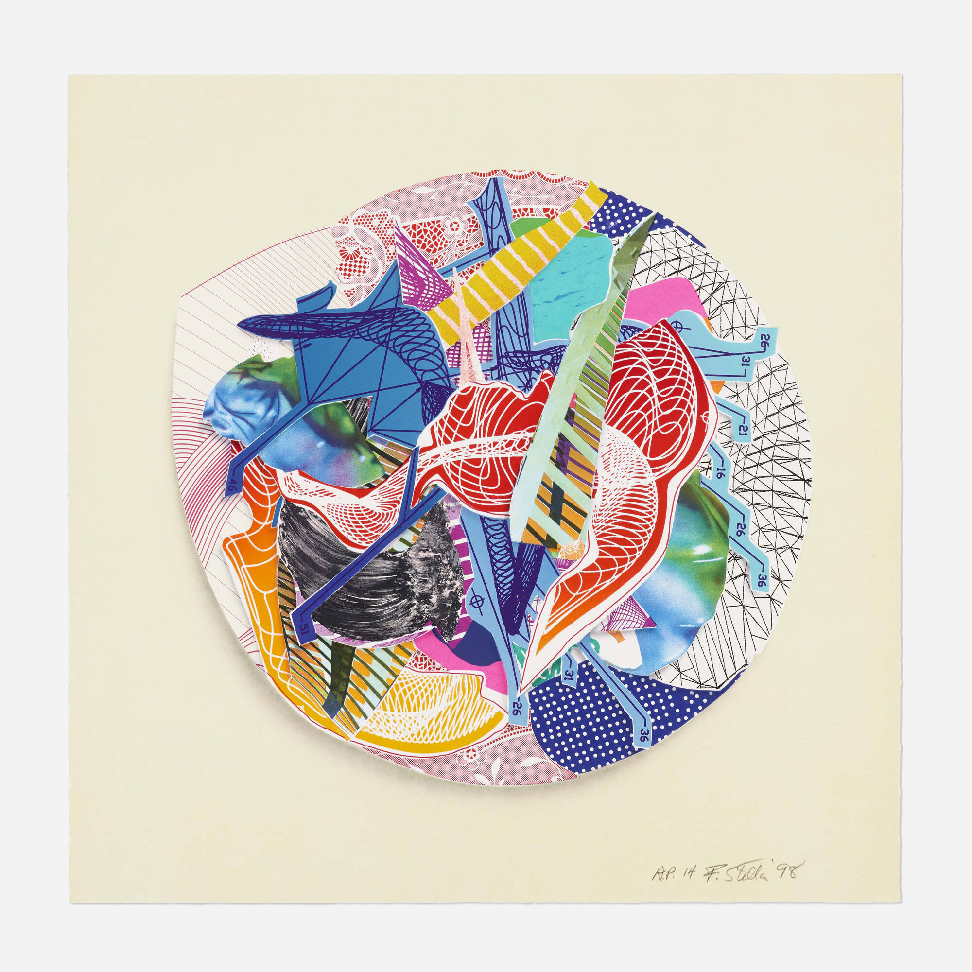 353: FRANK STELLA, Eusapia (from the Imaginary Places III series) < Prints  + Multiples, 16 June 2022 < Auctions | Rago Auctions