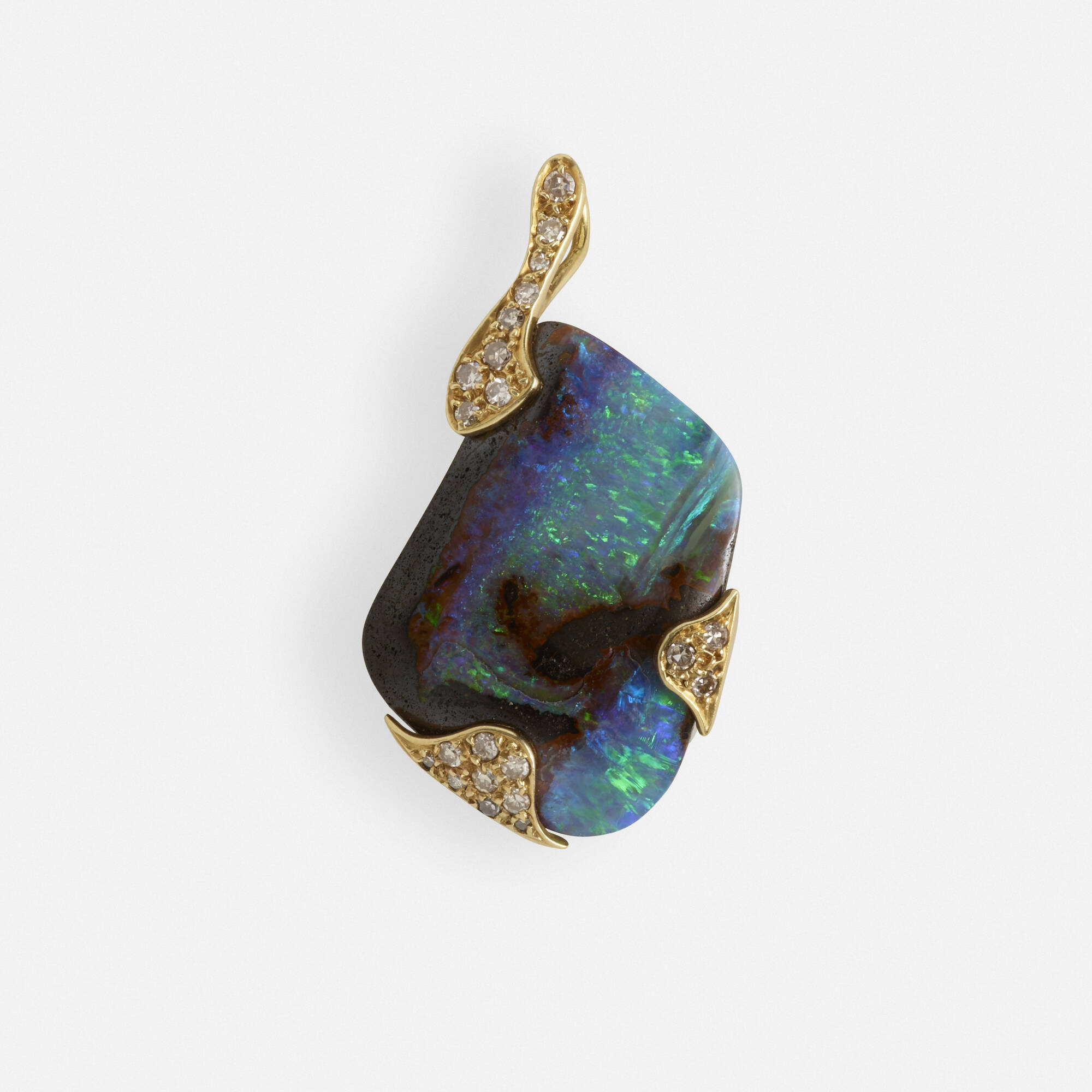373 ANDREW GRIMA Opal and diamond pendant Jewels Precious Objects 28 May 2020 Auctions Rago Auctions