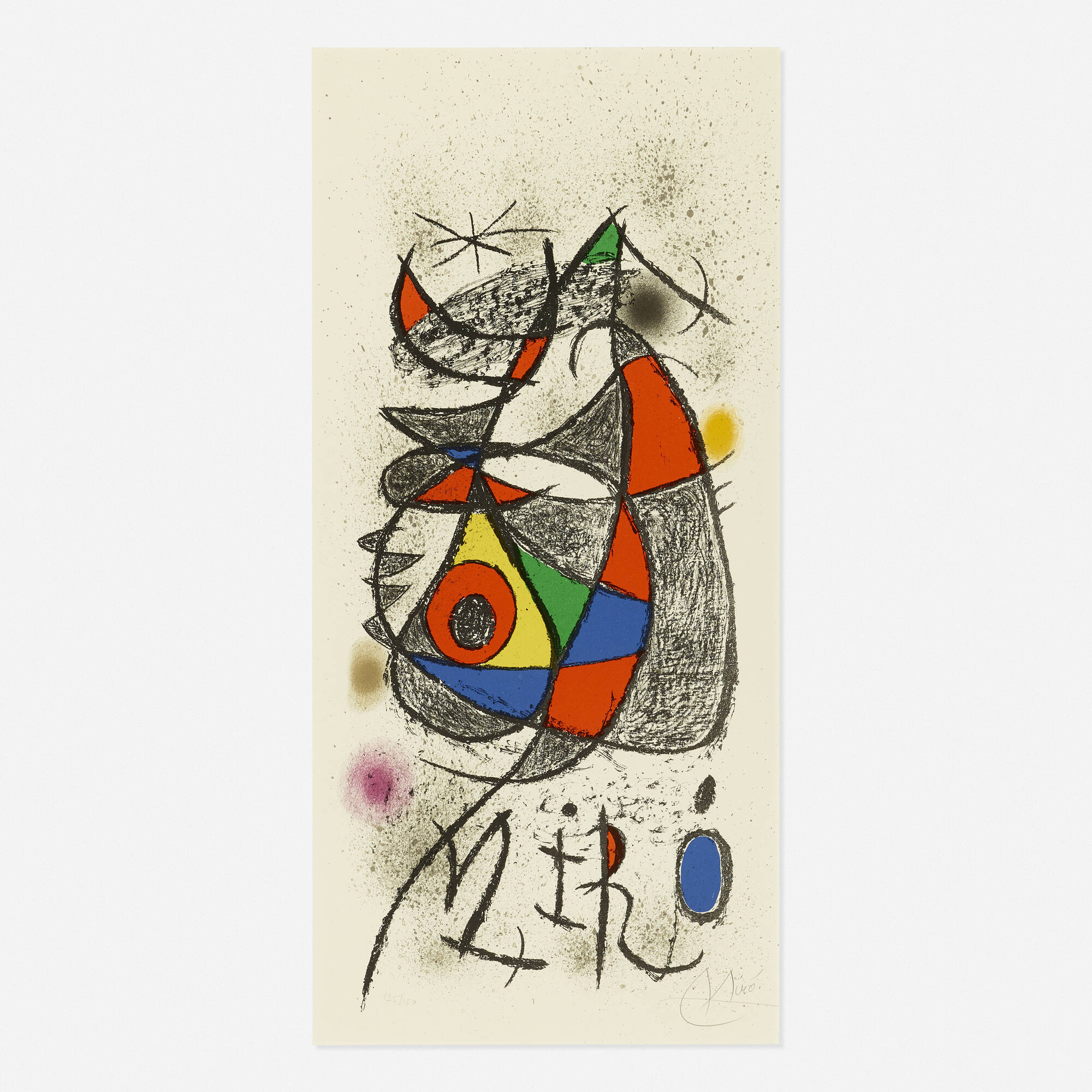 414: JOAN MIRÓ, Affiche Exposition Zurich < Prints +
