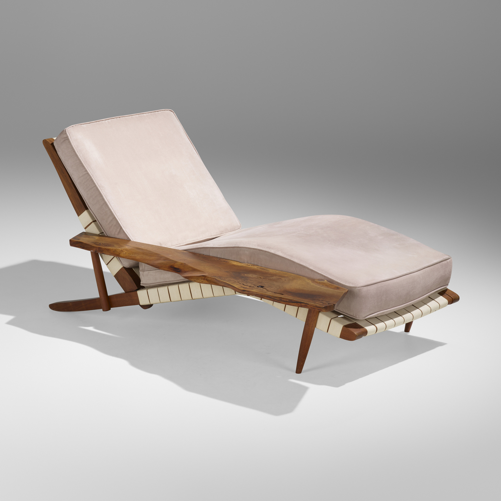 503: GEORGE NAKASHIMA, Long Chair with Right Arm < Modern Design, 12 May  2023 < Auctions | Rago Auctions