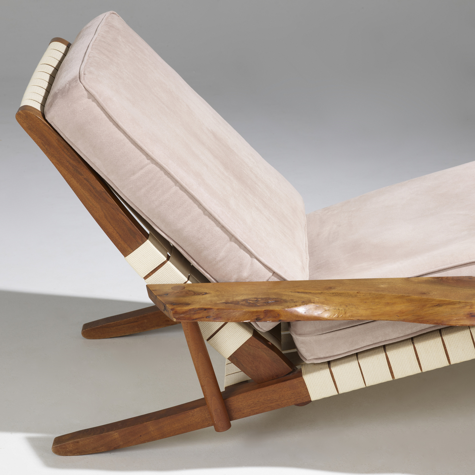 503: GEORGE NAKASHIMA, Long Chair with Right Arm < Modern Design, 12 May  2023 < Auctions | Rago Auctions
