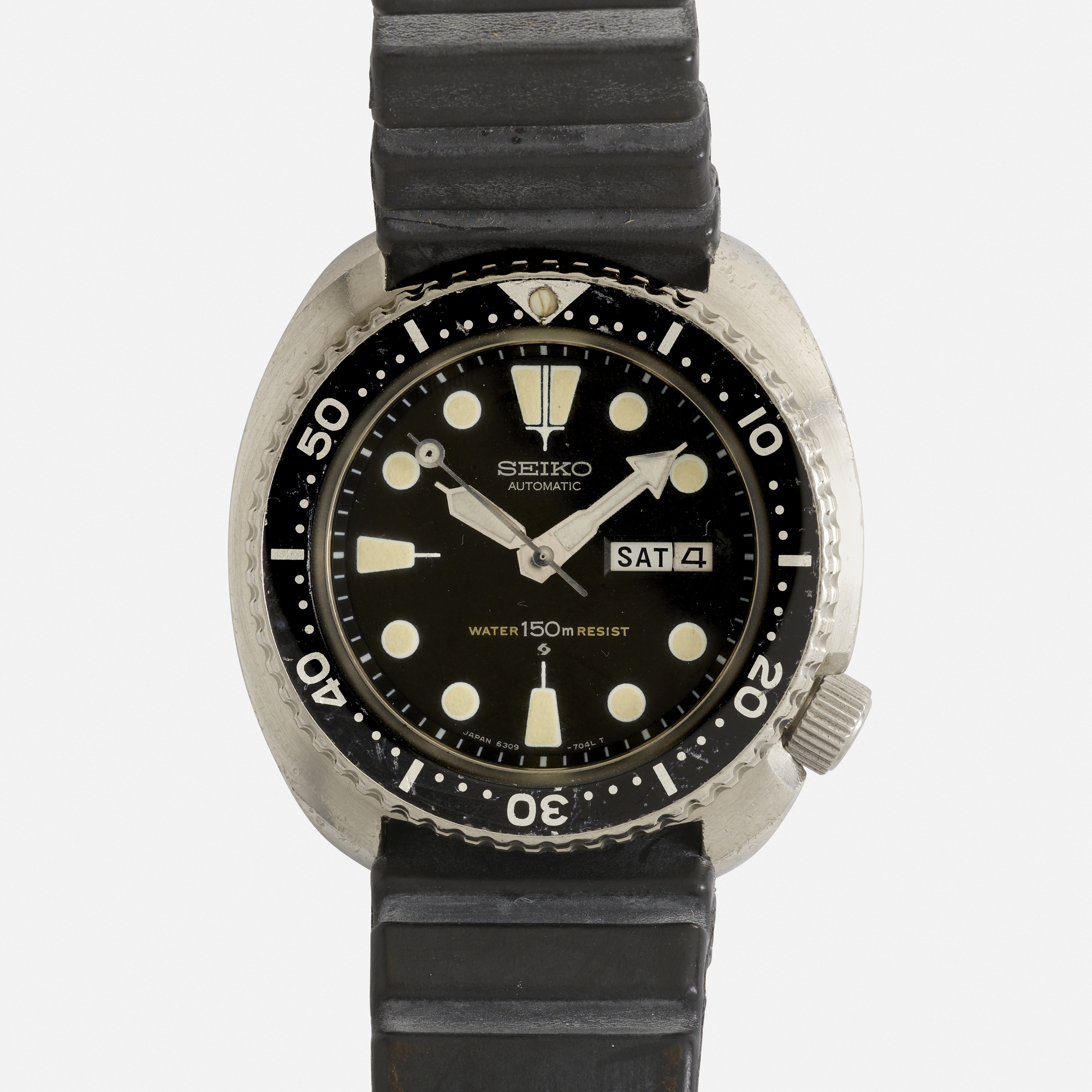529: SEIKO, 'Turtle Diver' stainless steel wristwatch, Ref. 6309-7040 <  Watches, 8 February 2023 < Auctions | Rago Auctions
