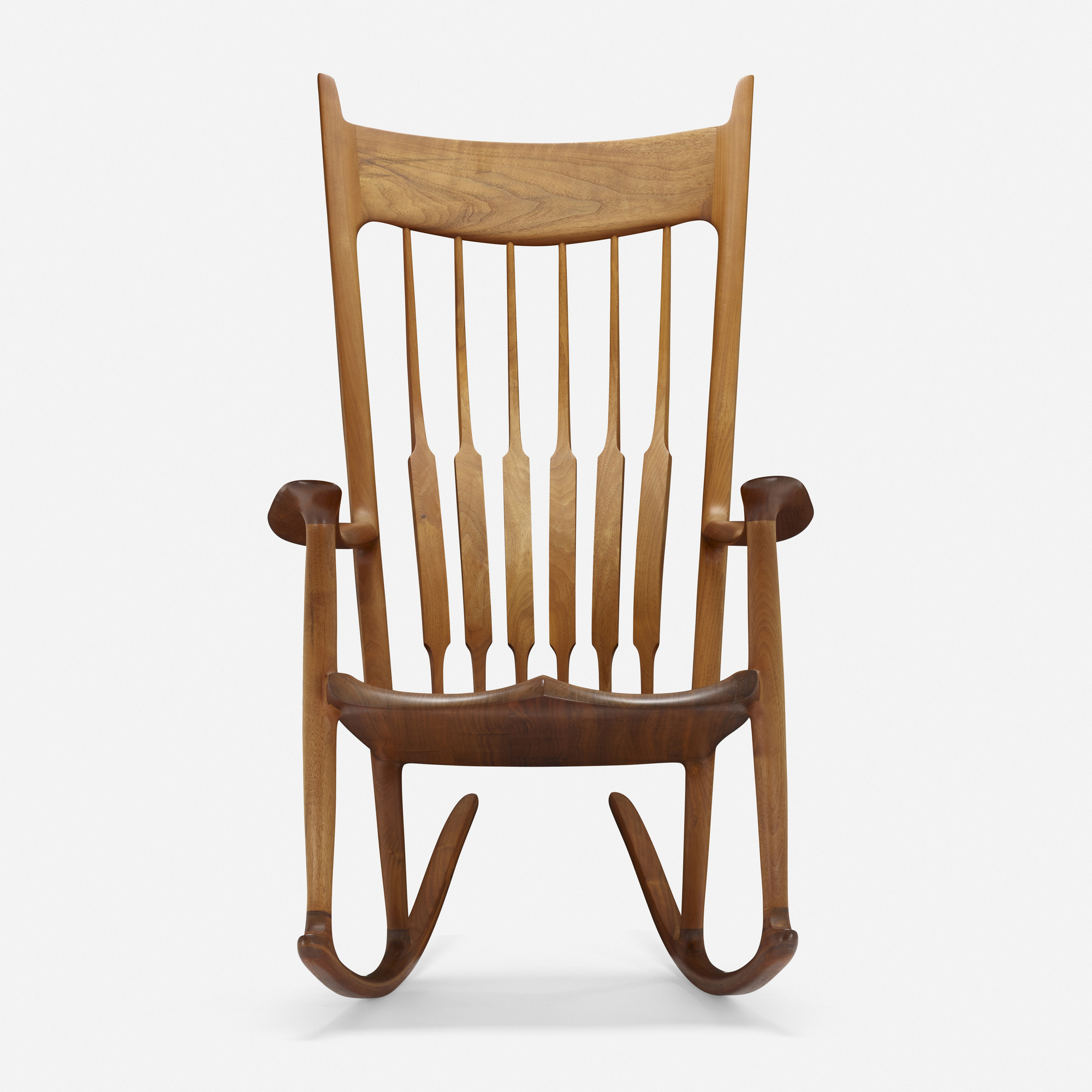 593 SAM MALOOF Rocking chair Modern Design 20 January 2023 Auctions Rago Auctions