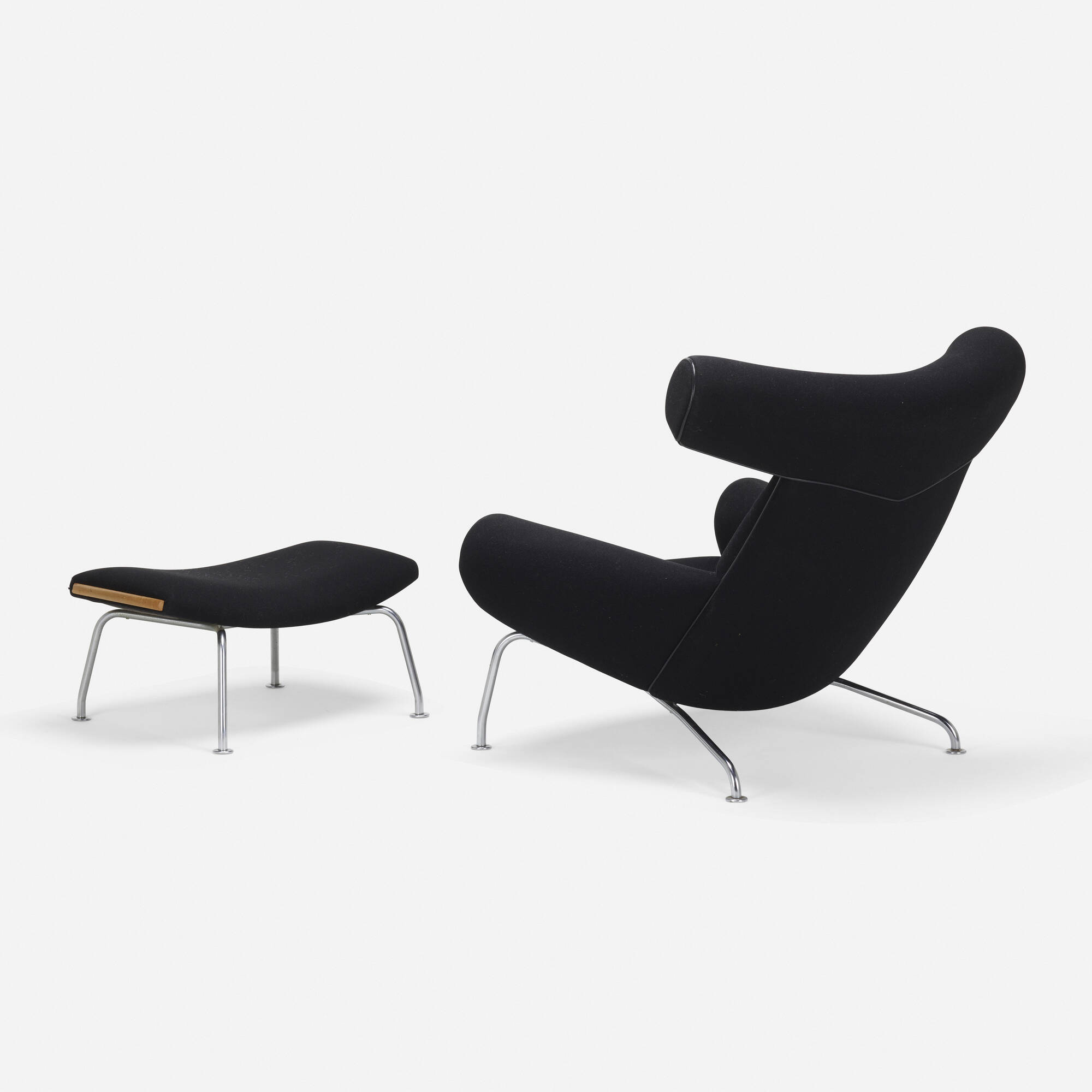 636: HANS J. WEGNER, Ox chair, model AP 46 and ottoman