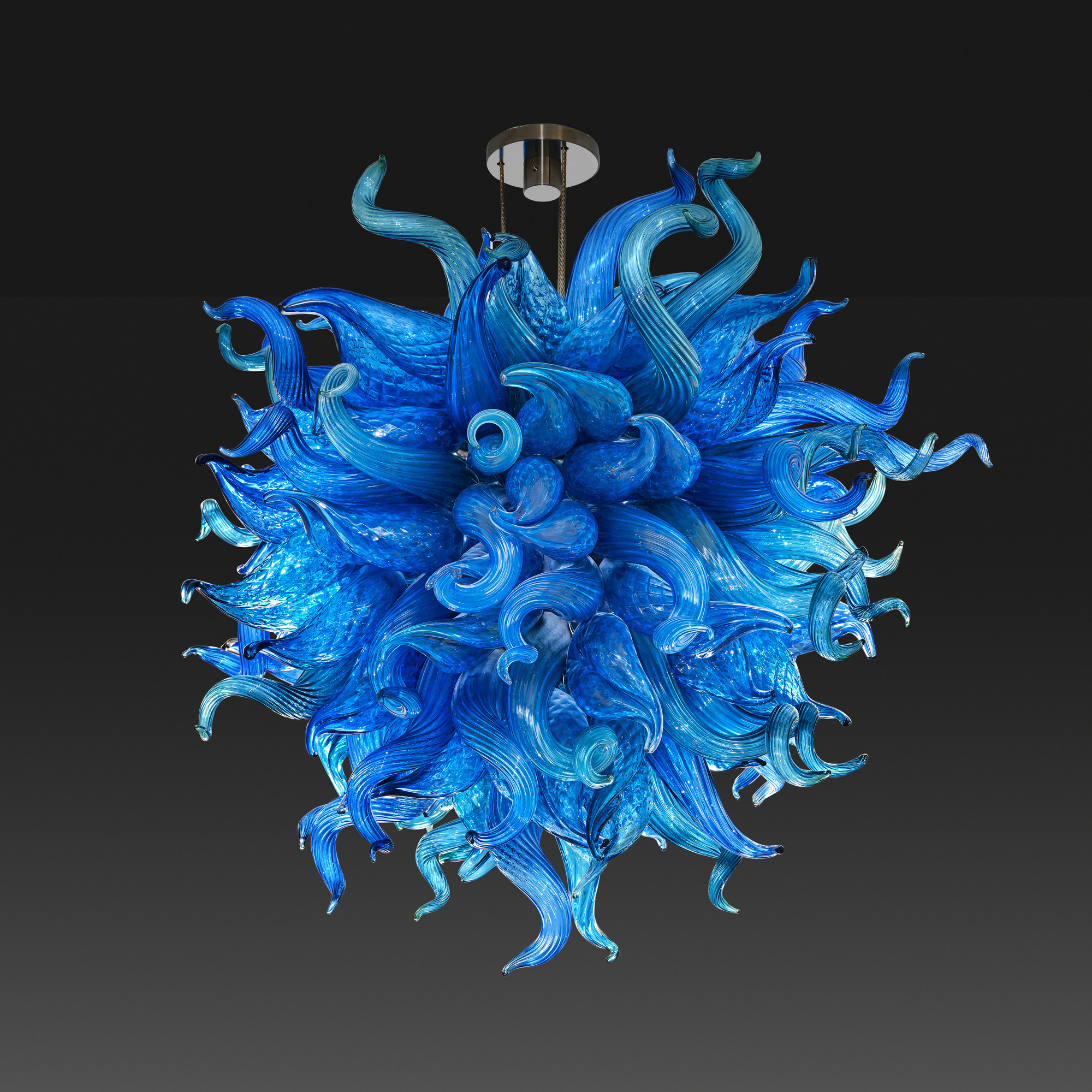 Dale Chihuly Star Sapphire Chandelier